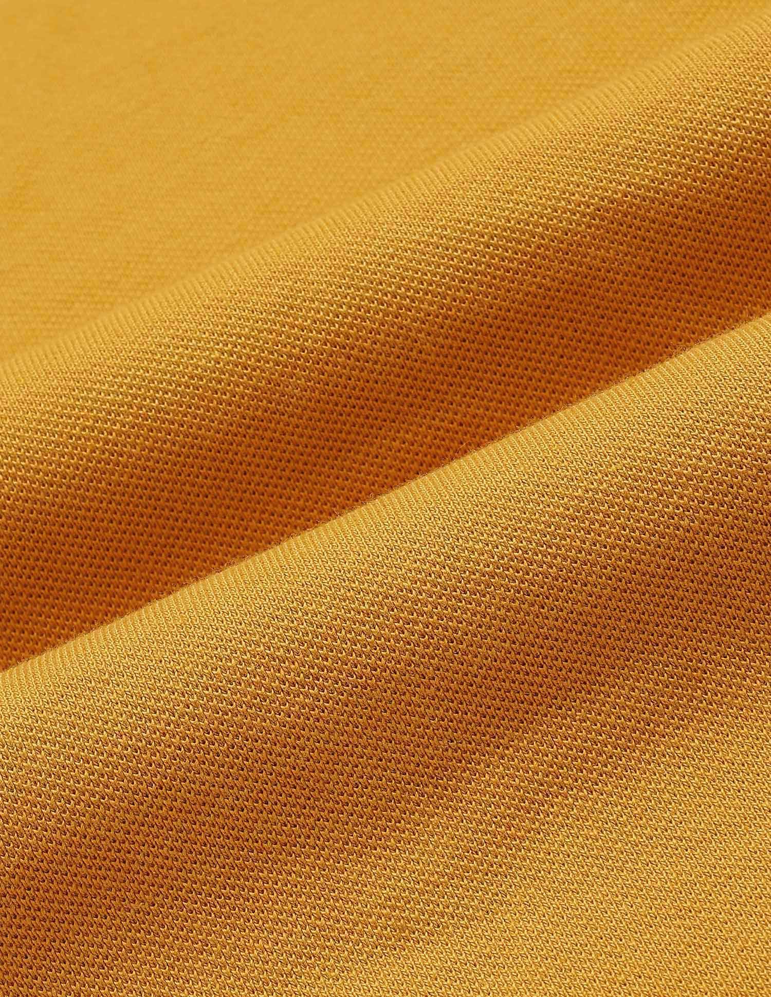 Solid Muscle Fit Polo Shirt Mustard - U.S. POLO ASSN. | Large