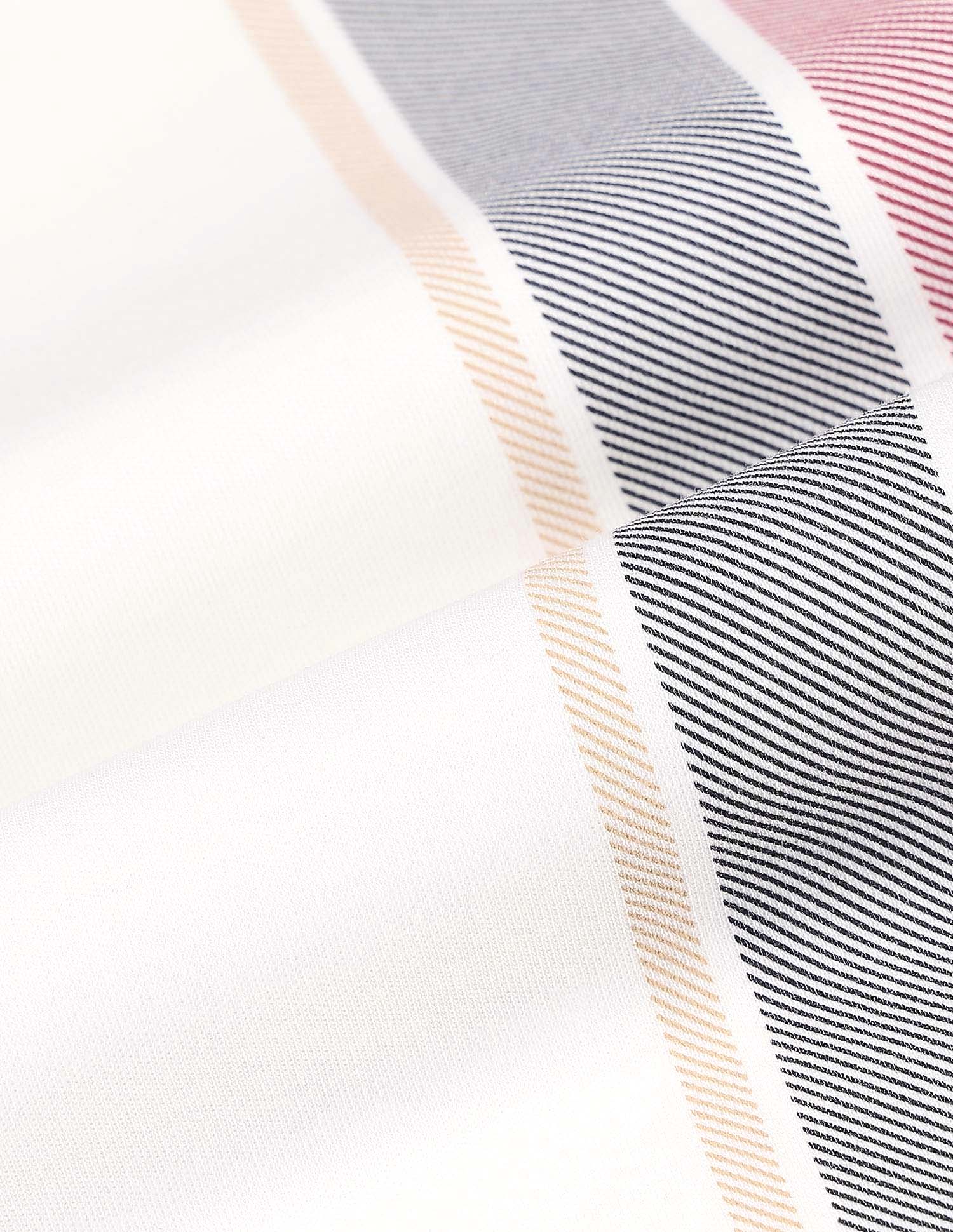 Vertical Striped Regular Fit Polo Shirt Off White - U.S. POLO ASSN. | Large