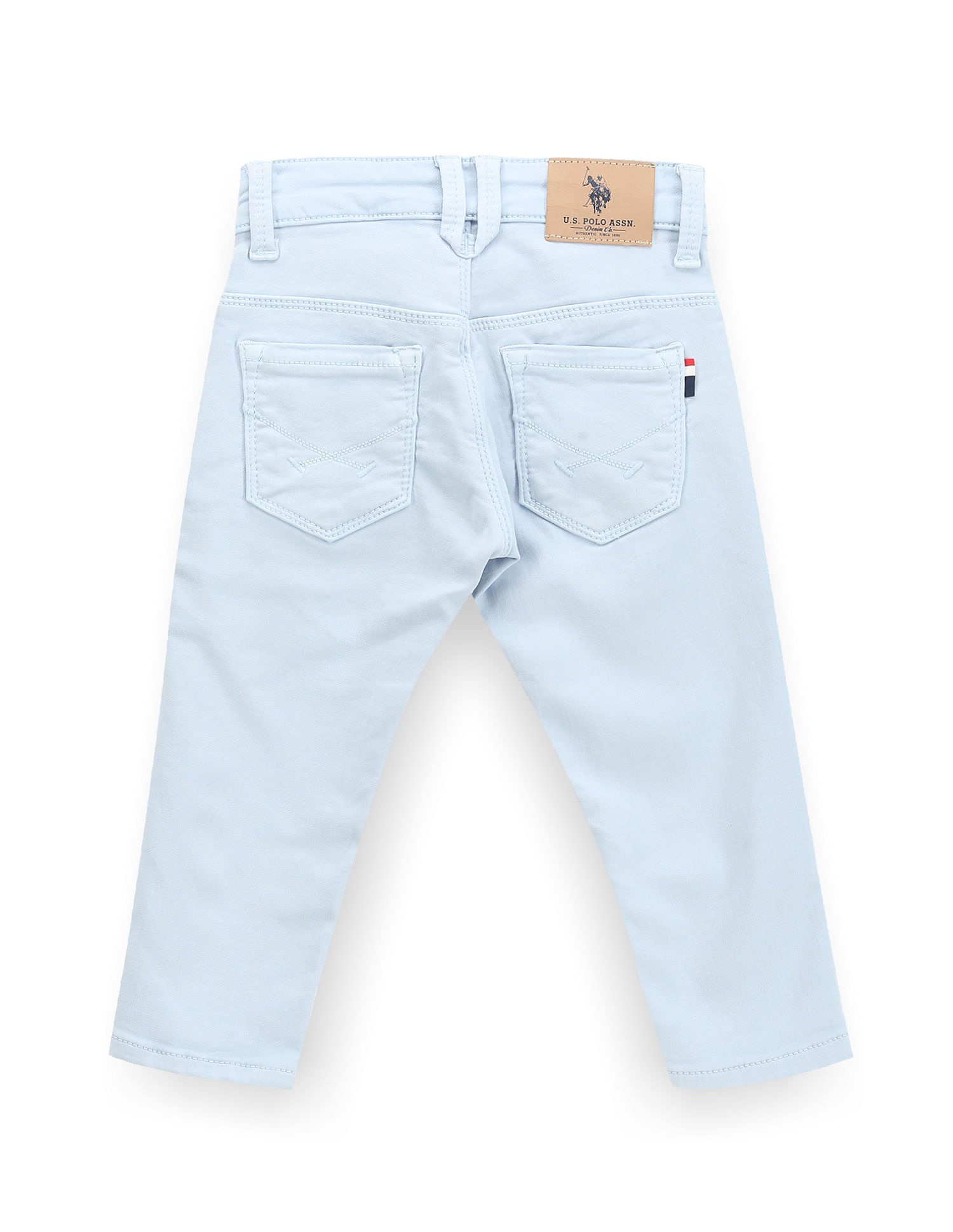 Boys Slim Fit Blue Jeans Blue - U.S. POLO ASSN. | Large