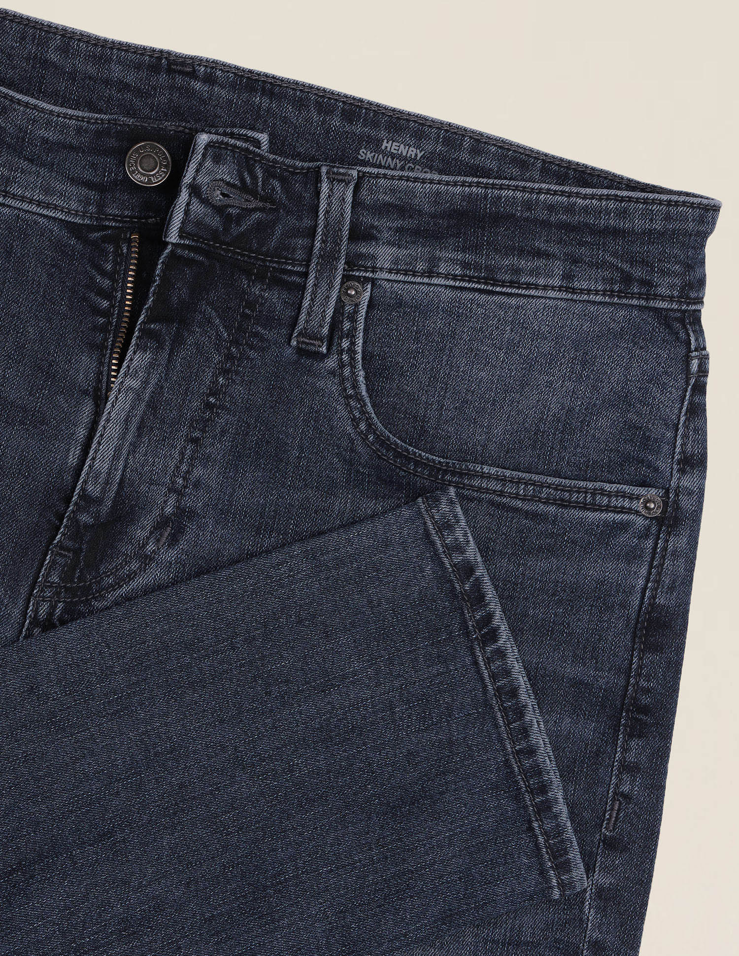 Henry Tapered Fit Blue Jeans Blue - U.S. Polo Assn. India | Large