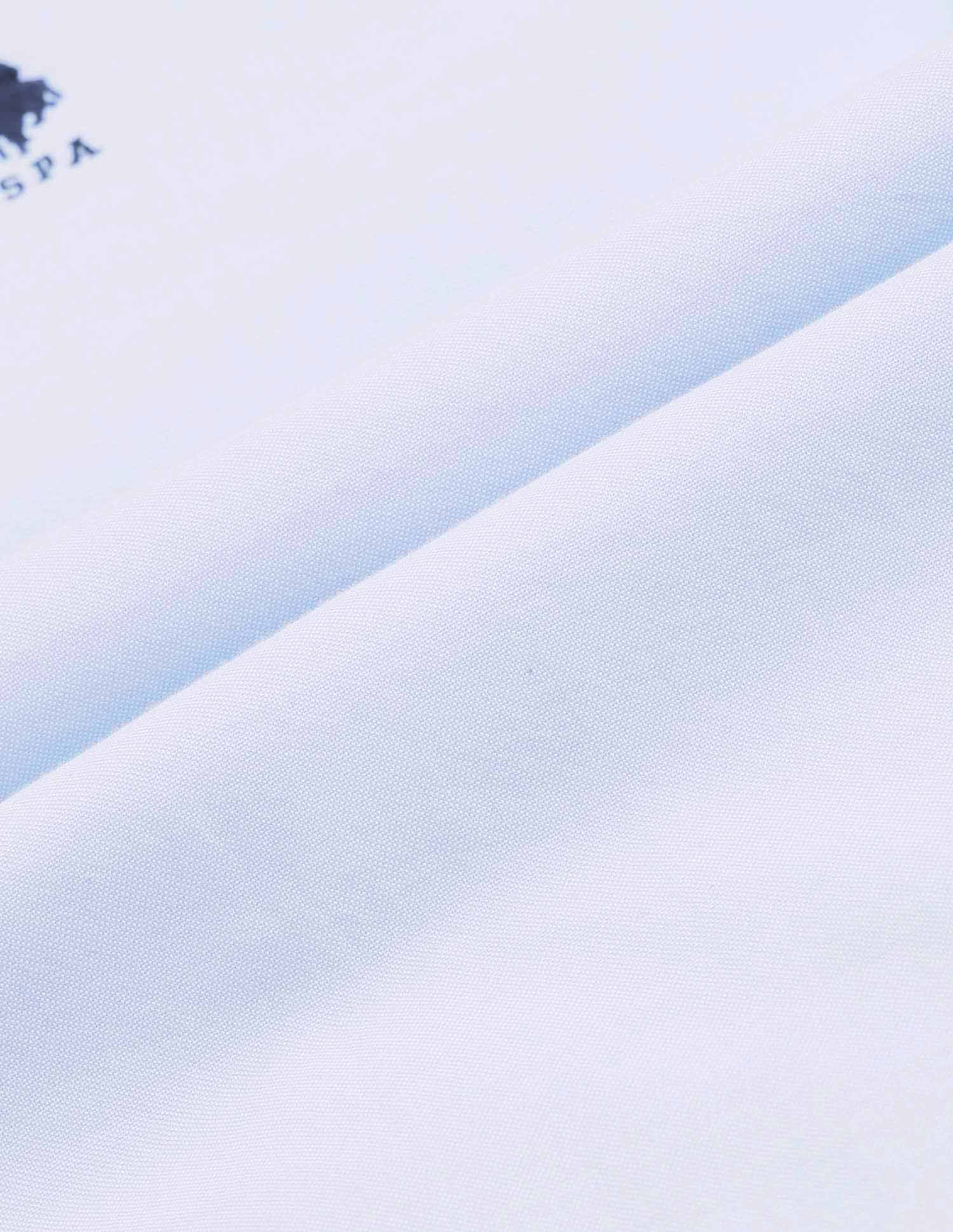 Pure Cotton Vertical Striped Shirt Light Blue - U.S. POLO ASSN. | Large