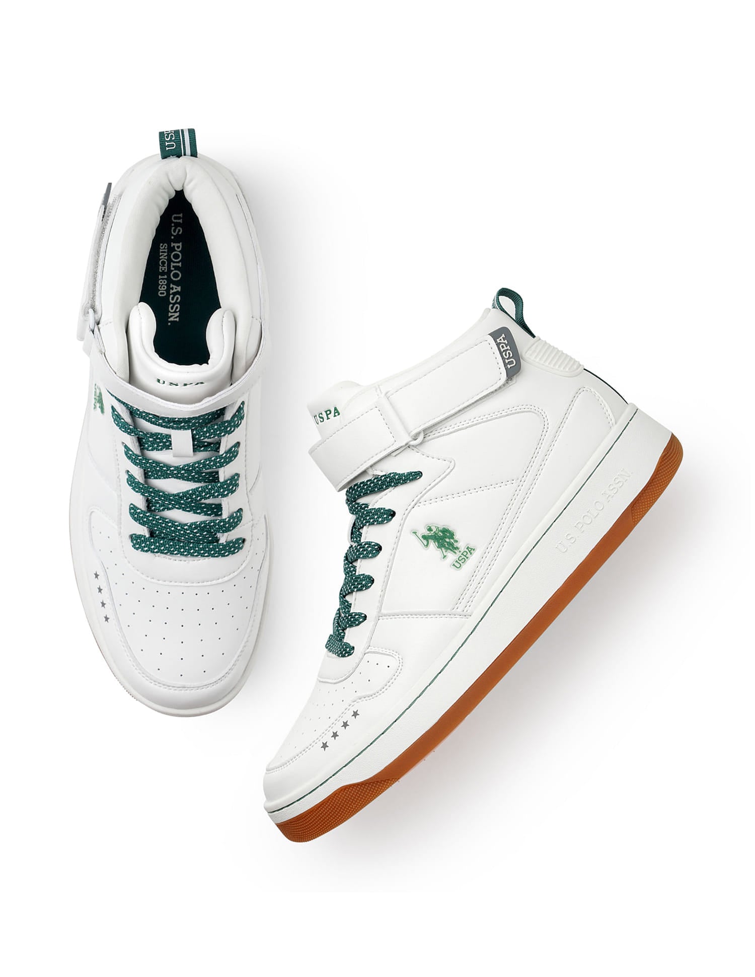 Men Elton 2.0 Off White Retro Court Mid Top  Sneakers