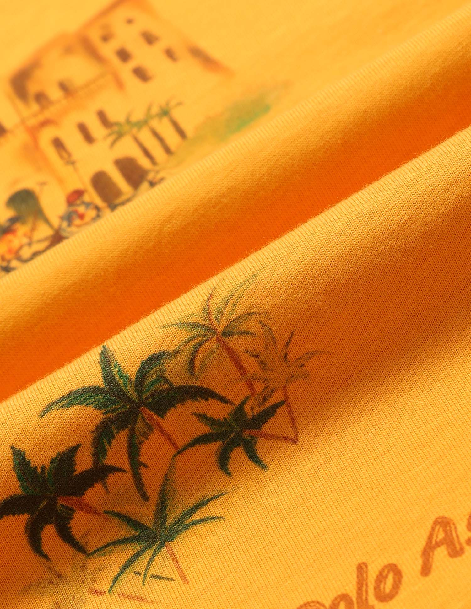 Boys Brand Printed Regular Fit T-Shirt Orange - U.S. POLO ASSN. | Large