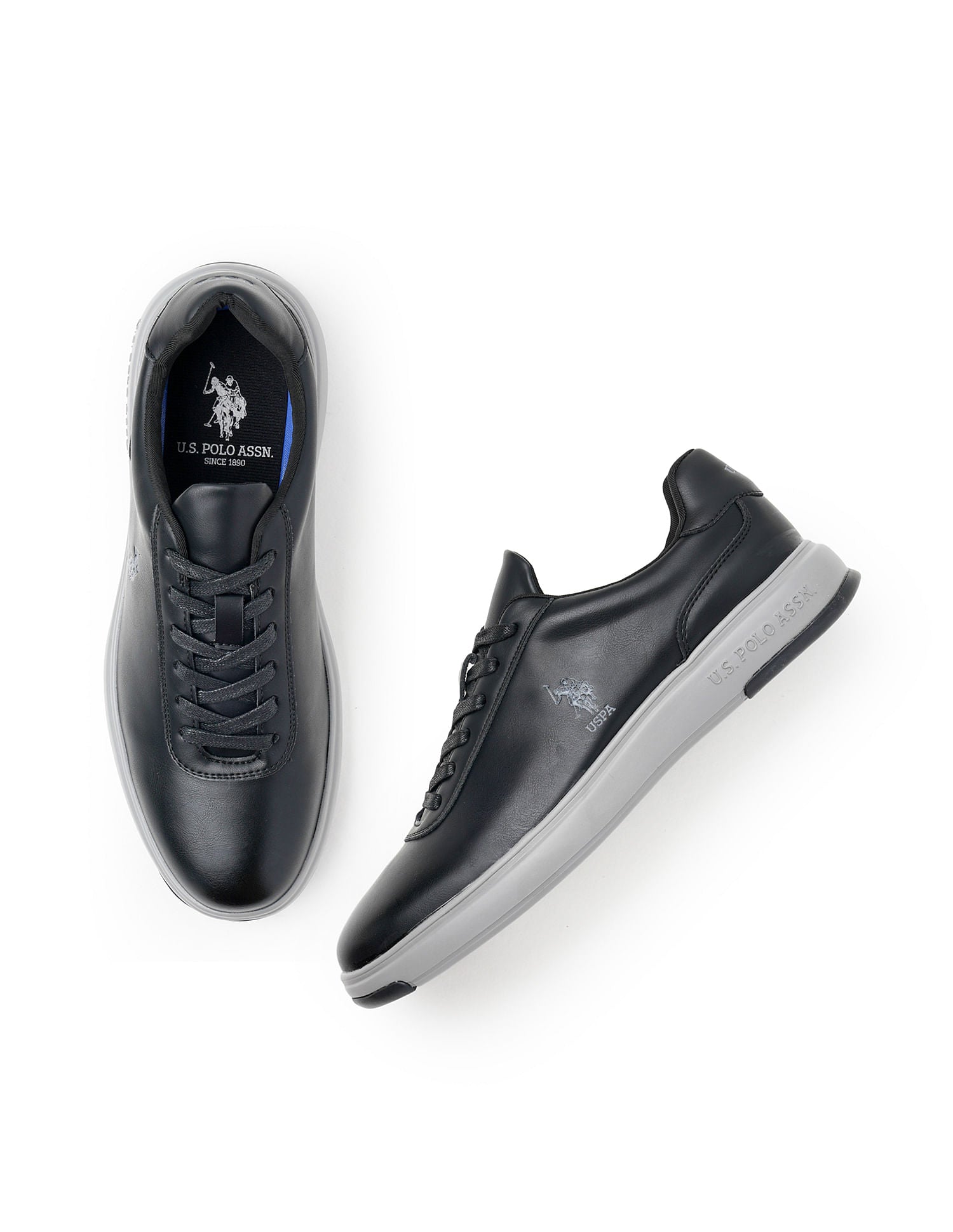 Men Zoro Black All Day Sneakers Black - U.S. Polo Assn. India | Large