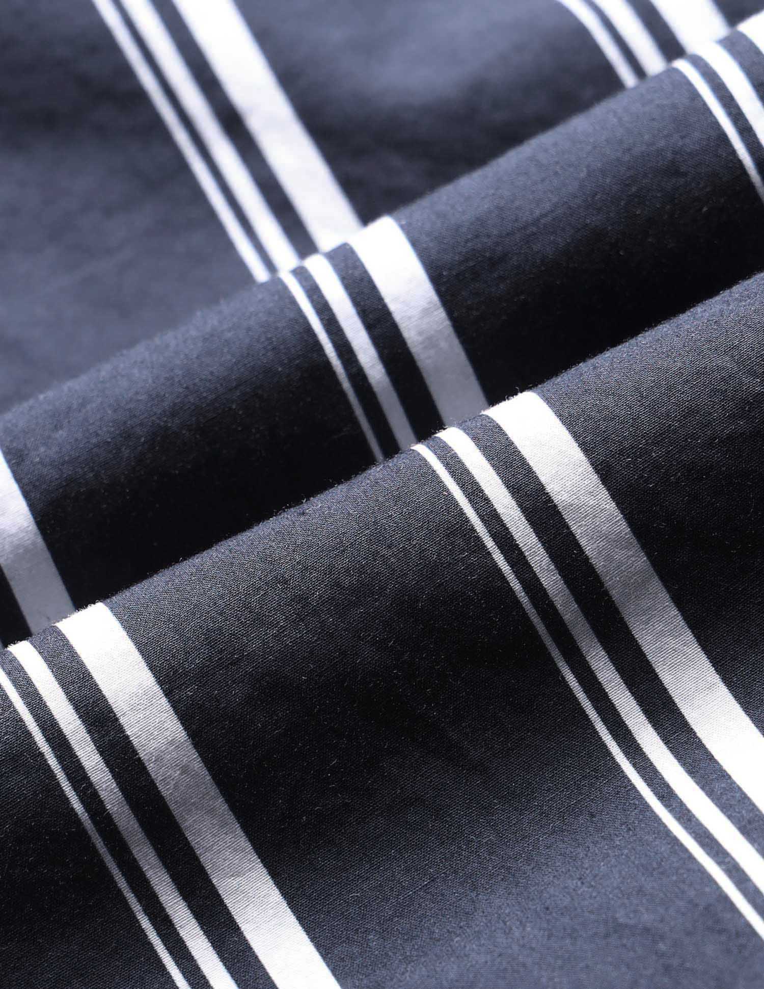 Vertical Striped Tailored Fit Shirt Navy - U.S. POLO ASSN. | Large