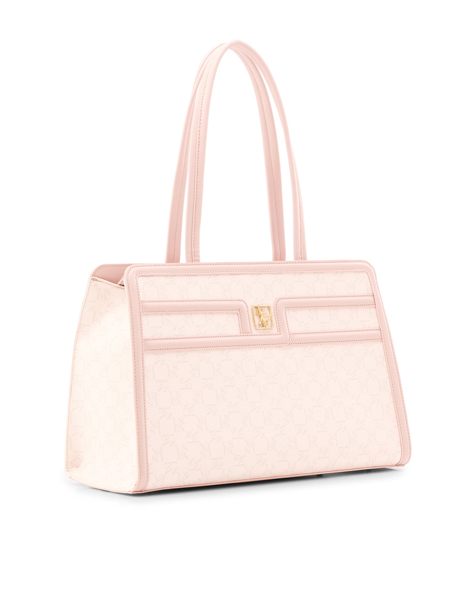 Carmen Monogram Satchel Bag White - U.S. Polo Assn. India | Large