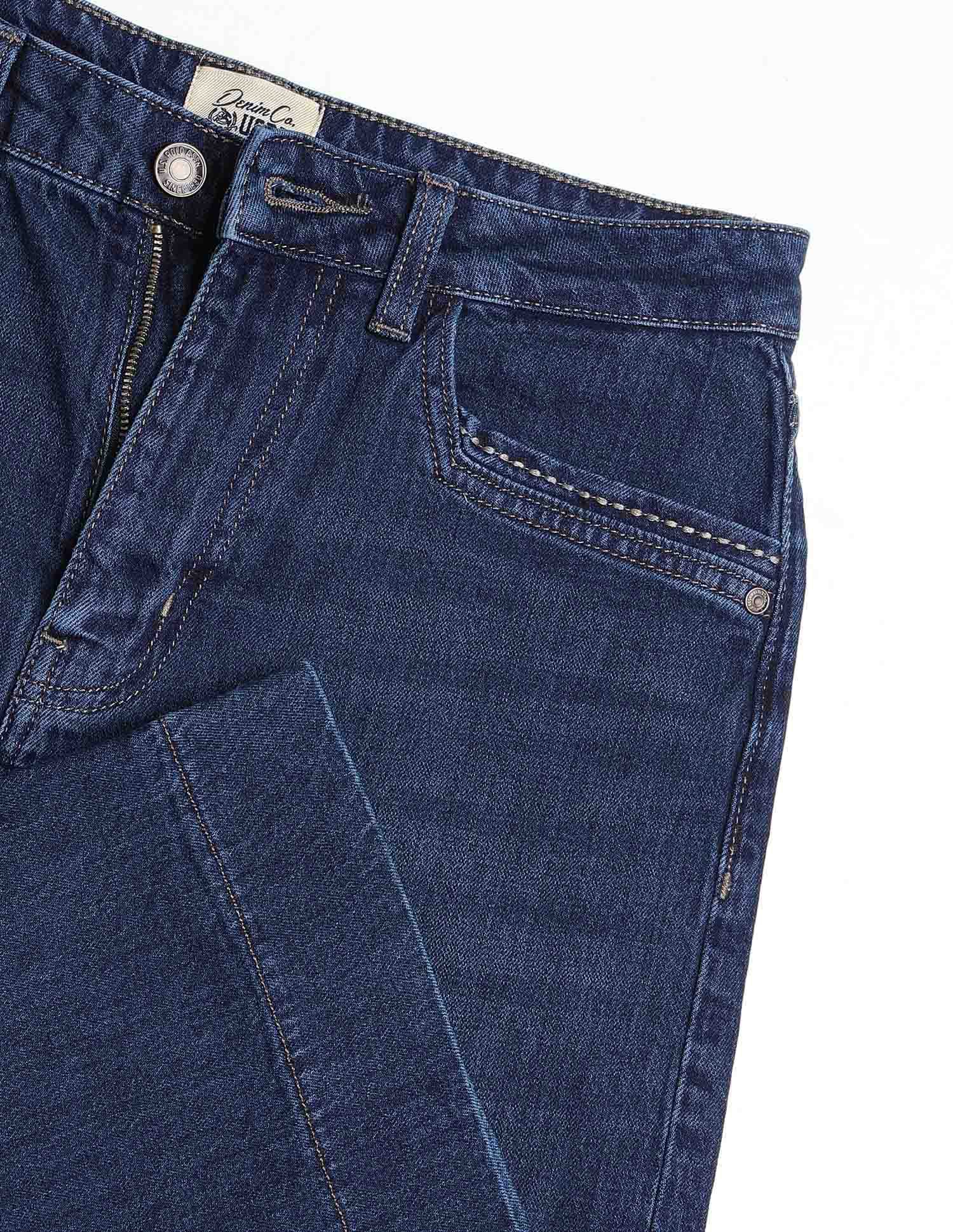 High Rise Wide Leg Fit Jeans Blue - U.S. Polo Assn. India | Large