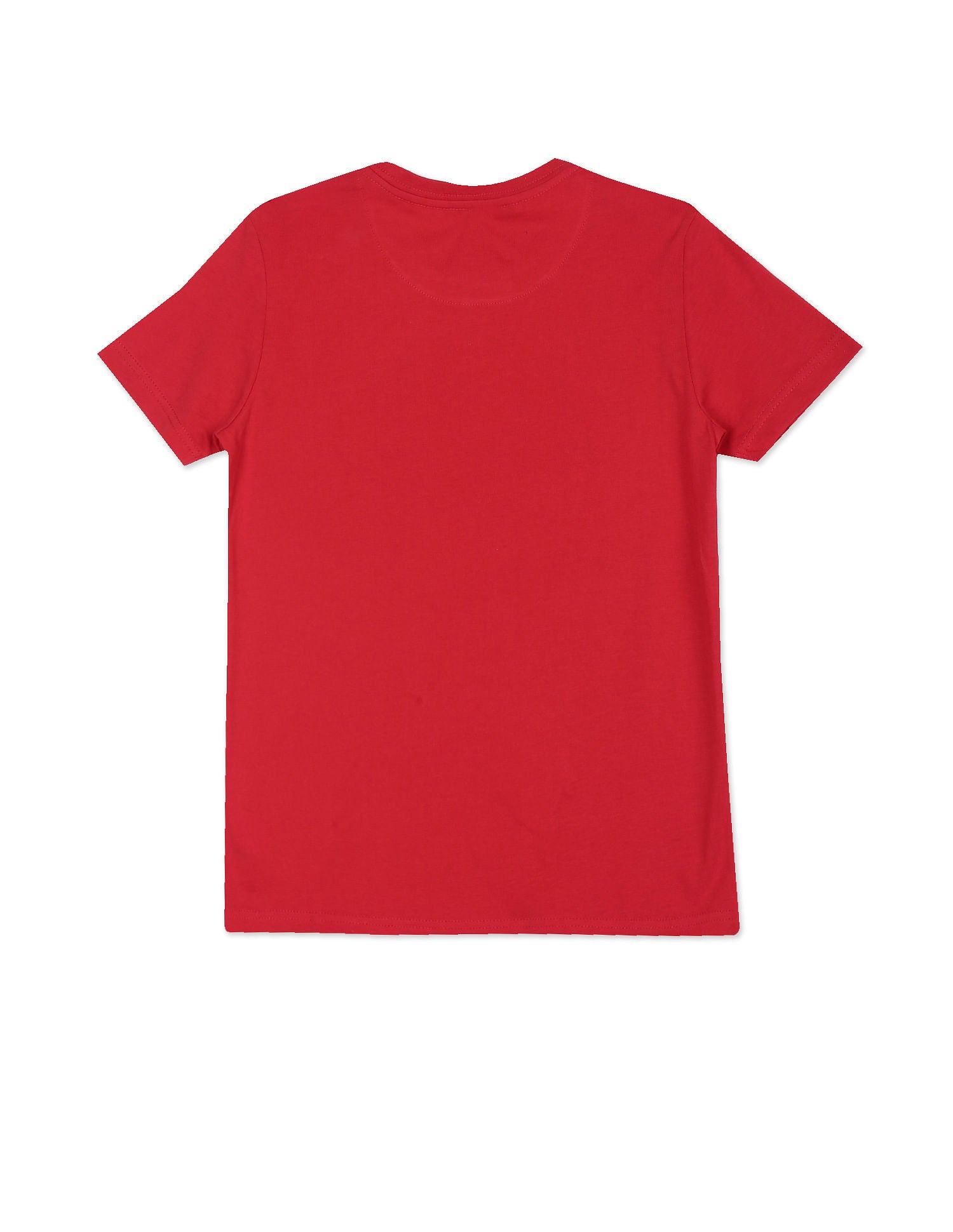 Crew Neck Graphic Print T-Shirt Red - U.S. POLO ASSN. | Large