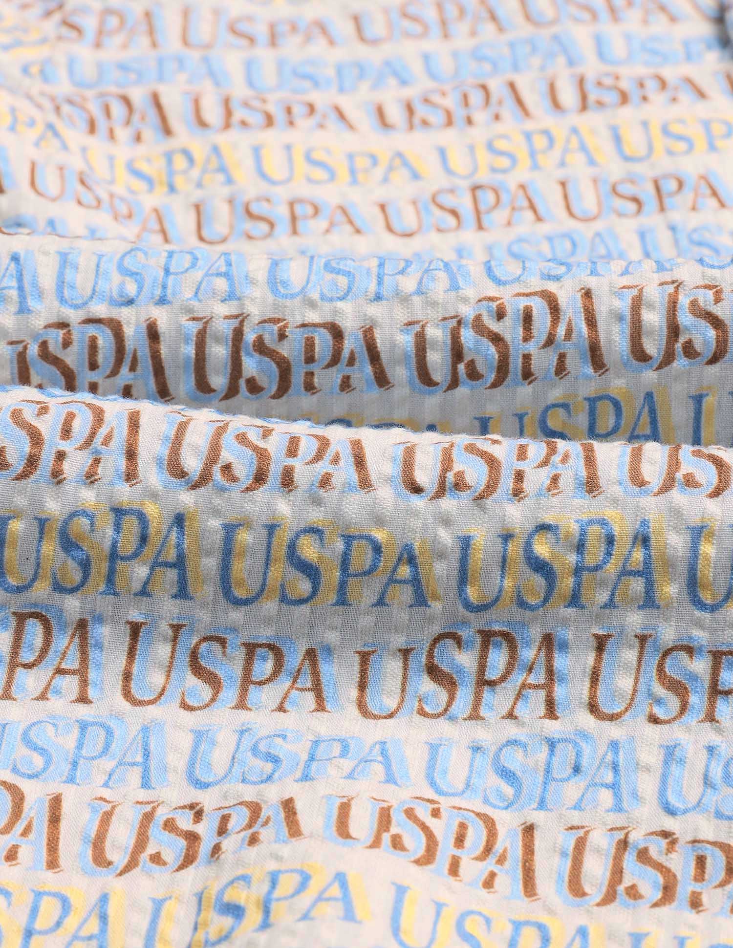 Boys Brand Printed Regular Fit Shirt Multi - U.S. POLO ASSN. | Large