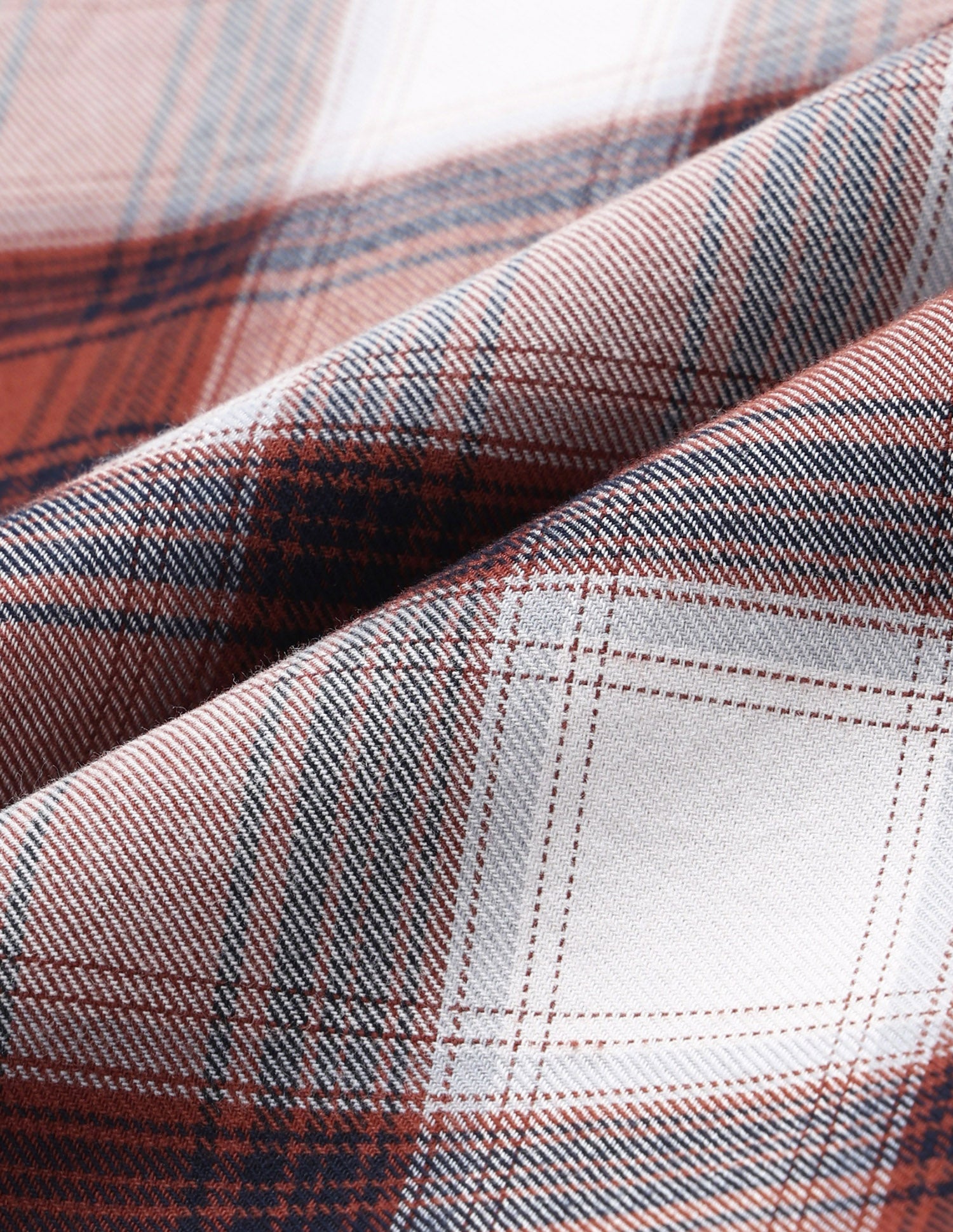 Twill Plaid Checked Shirt Rust - U.S. Polo Assn. India | Large