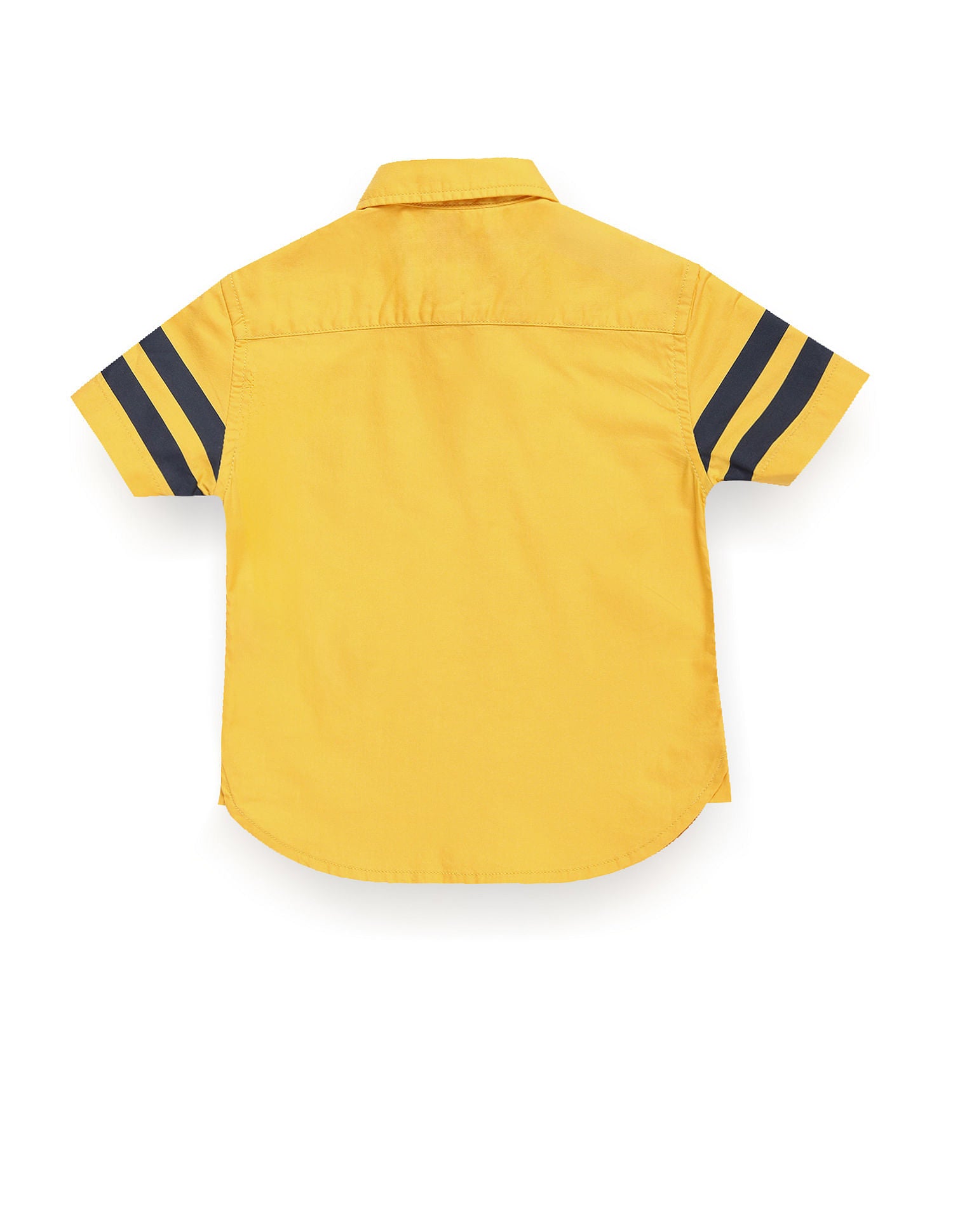 Boys Cotton Short Sleeve Shirt Yellow - U.S. POLO ASSN. | Large