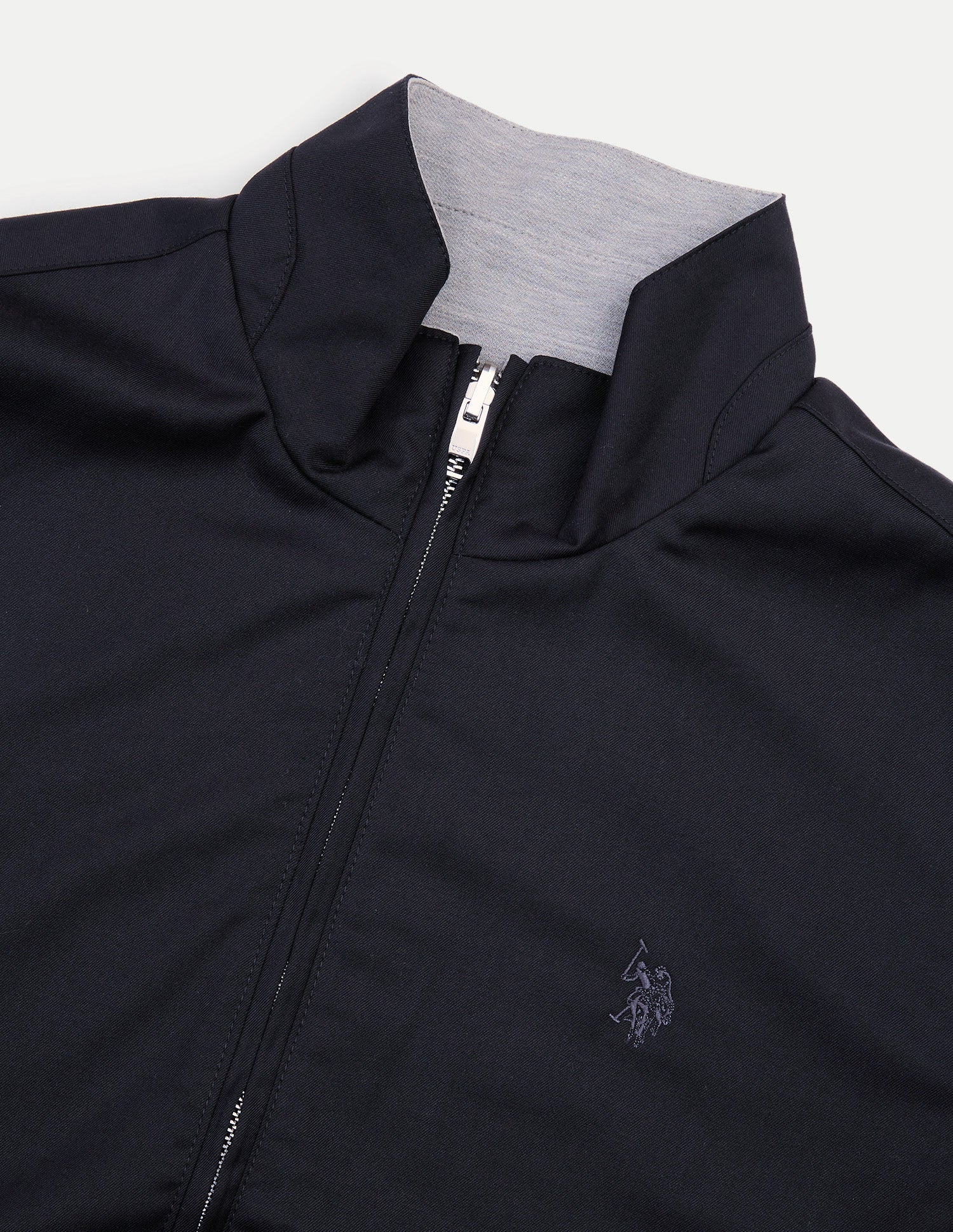 Solid Regular Fit Reversible Jacket Navy - U.S. Polo Assn. India | Large