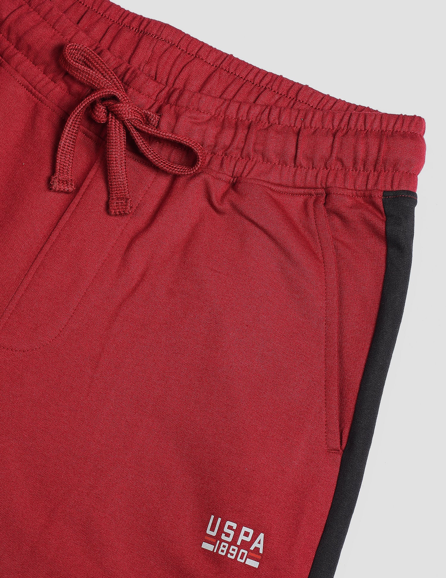 Solid Cotton OR001 Track Pants - Pack Of 1 Maroon - U.S. POLO ASSN. | Large