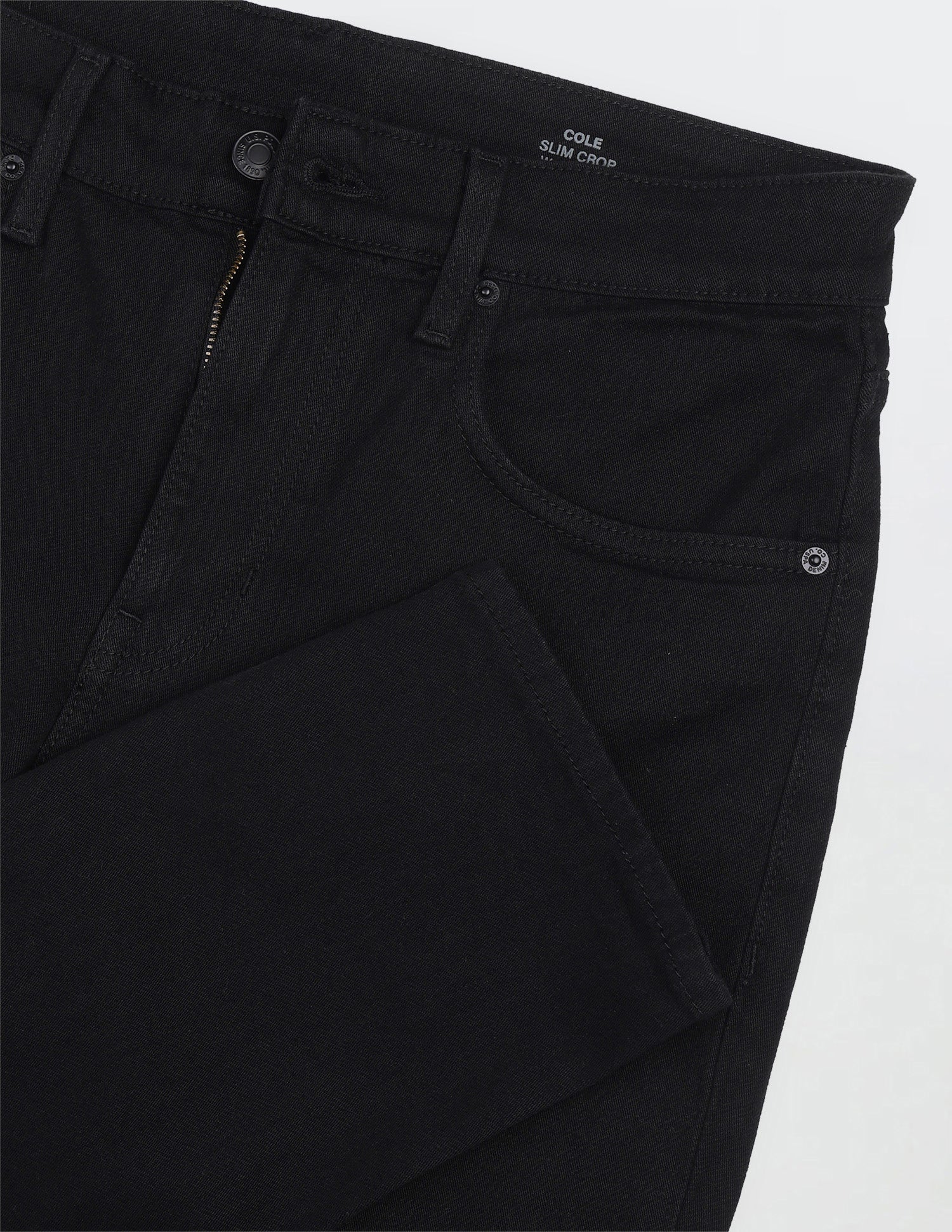 Cole Comfort Cropped Fit Black Jeans Black - U.S. Polo Assn. India | Large