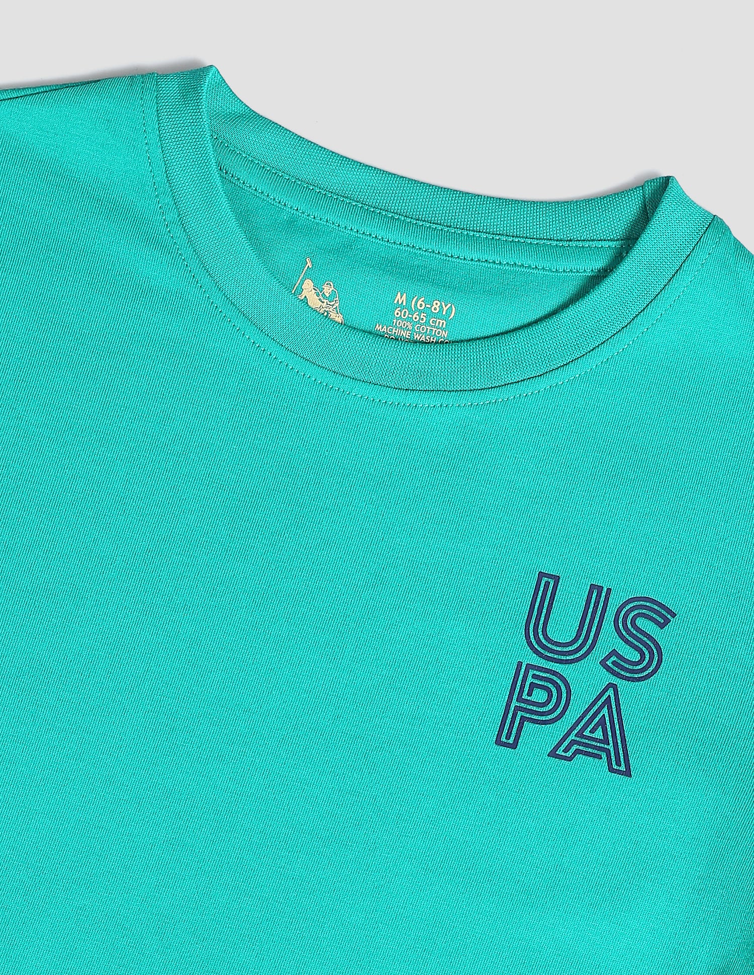 Cotton OKE02 Lounge T-Shirt - Pack Of 1 Green - U.S. POLO ASSN. | Large