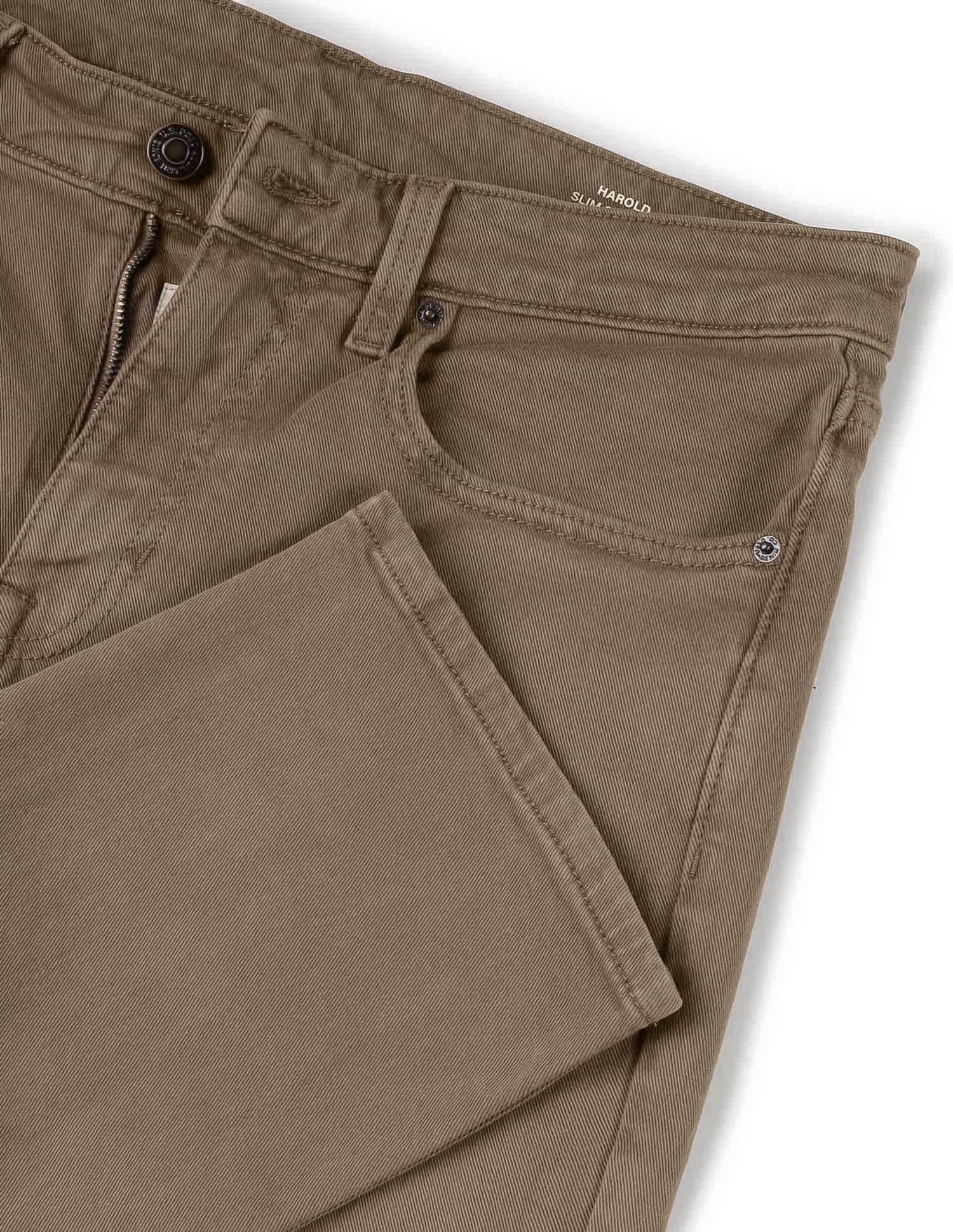 Slim Straight Fit Brown Jeans Brown - U.S. POLO ASSN. | Large