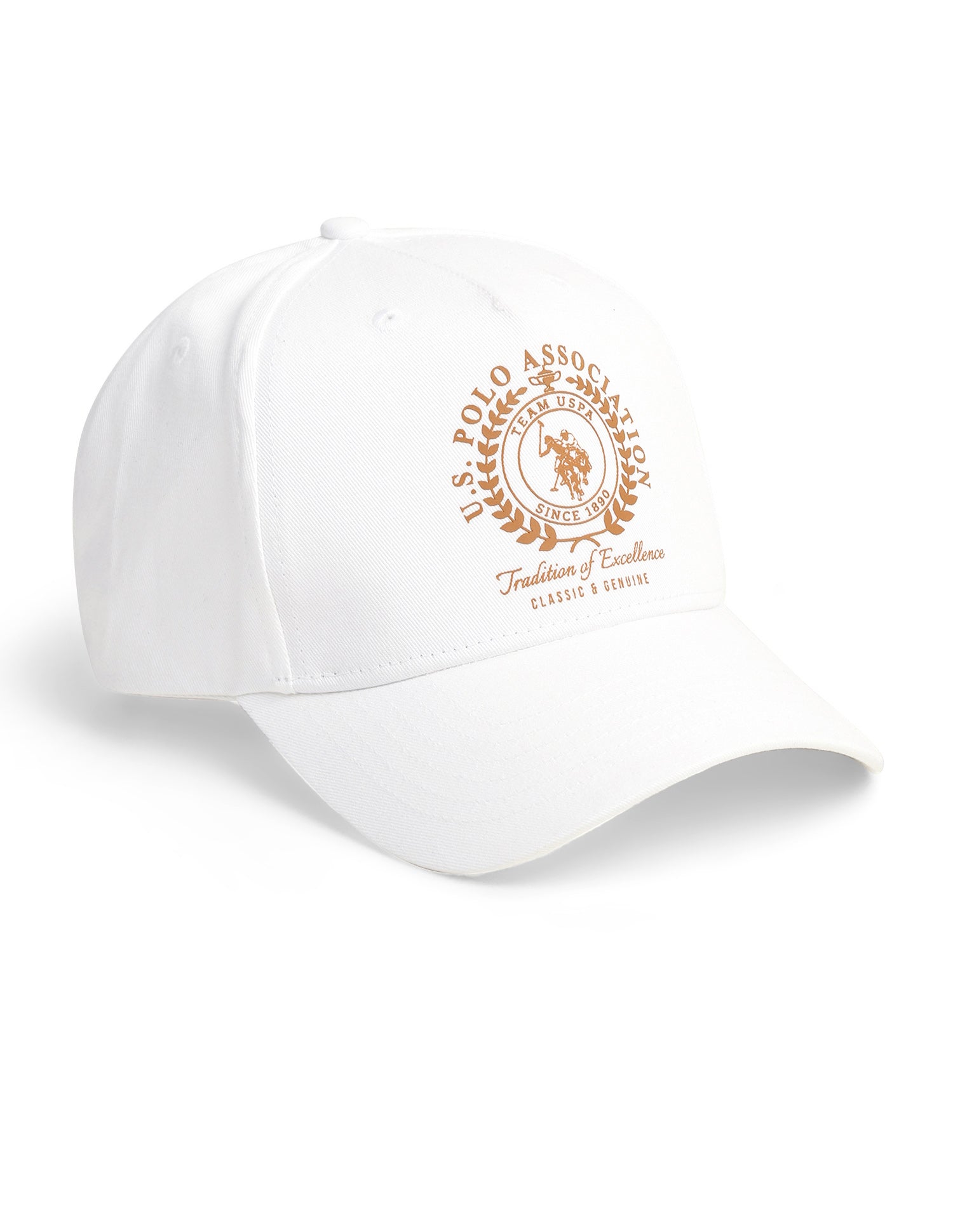 Brand Embroidered Cap White - U.S. Polo Assn. India | Large