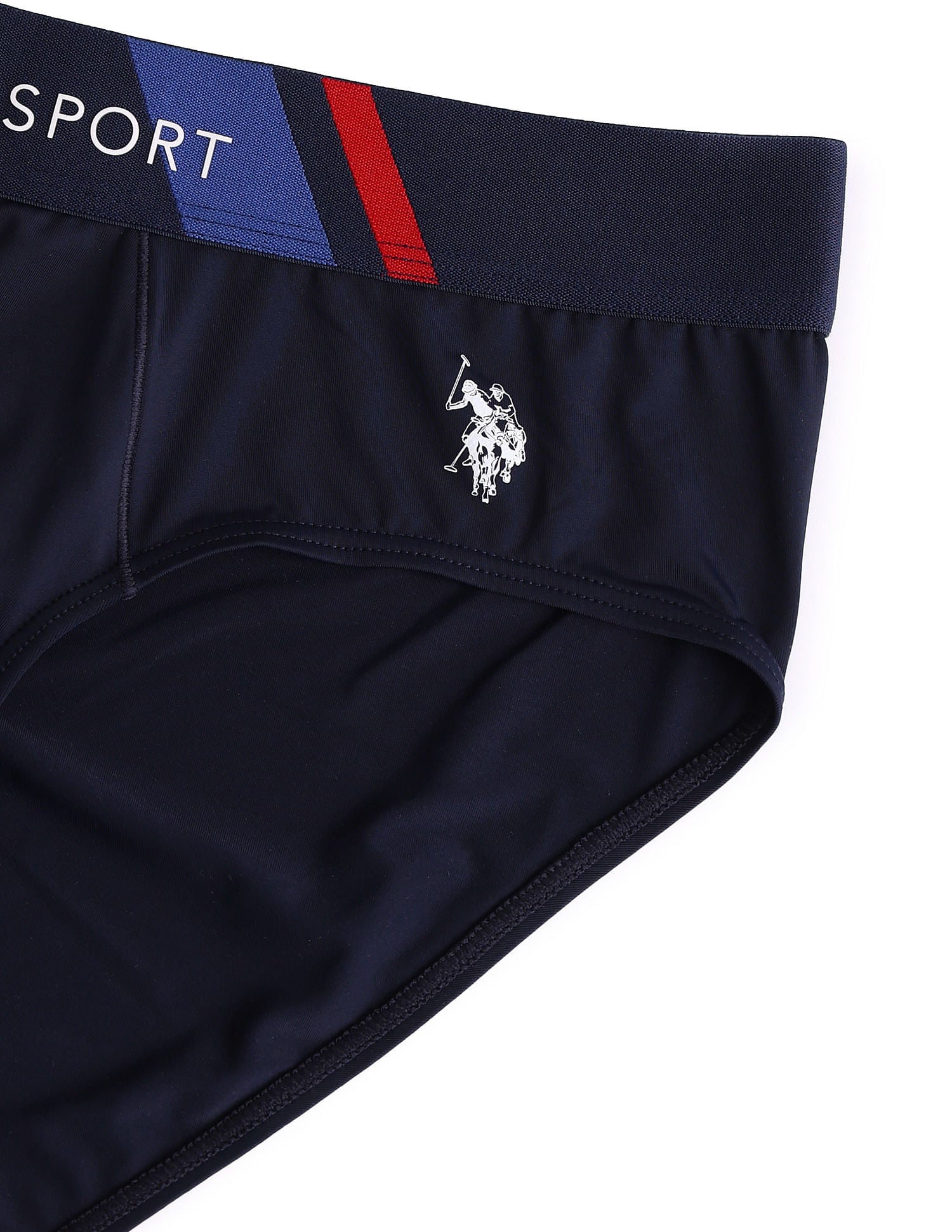 Micro Fibre Sports High Stretch Brief Navy - U.S. POLO ASSN. | Large