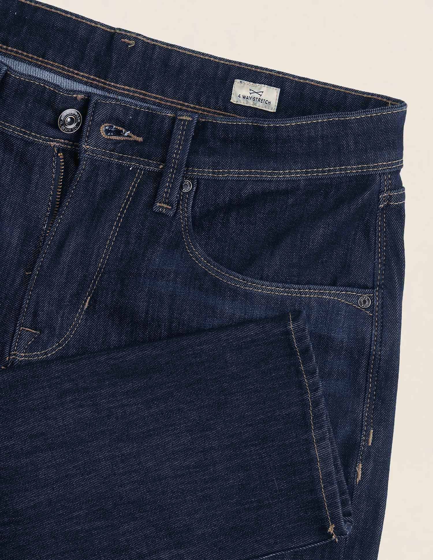 Henry Tapered Fit Blue Jeans Mid Blue - U.S. Polo Assn. India | Large