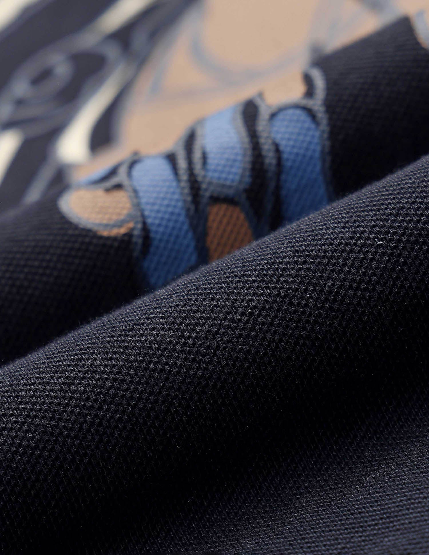 Graphic Printed Muscle Fit Polo shirt Navy - U.S. POLO ASSN. | Large