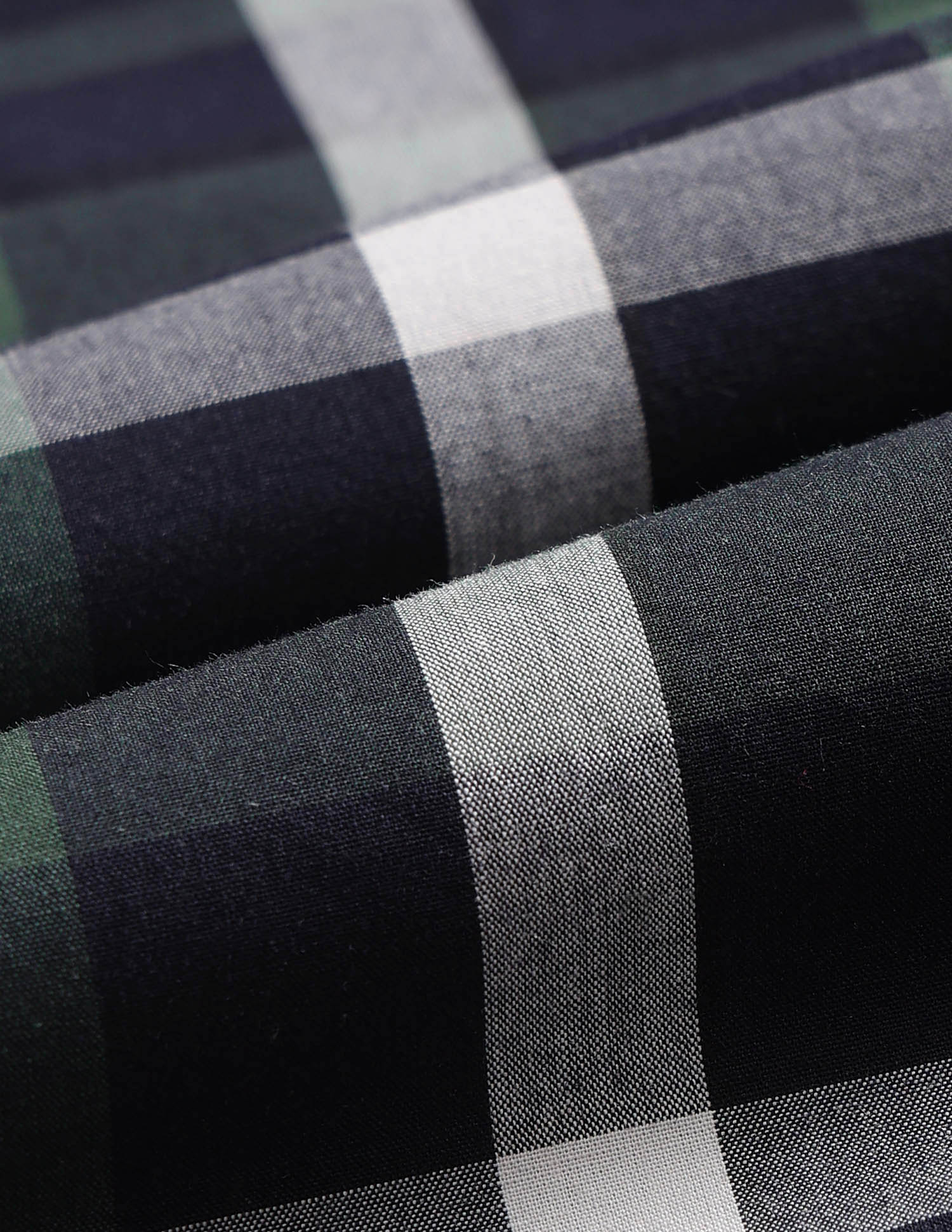 Tartan Checked Tailored Fit Shirt Green - U.S. Polo Assn. India | Large