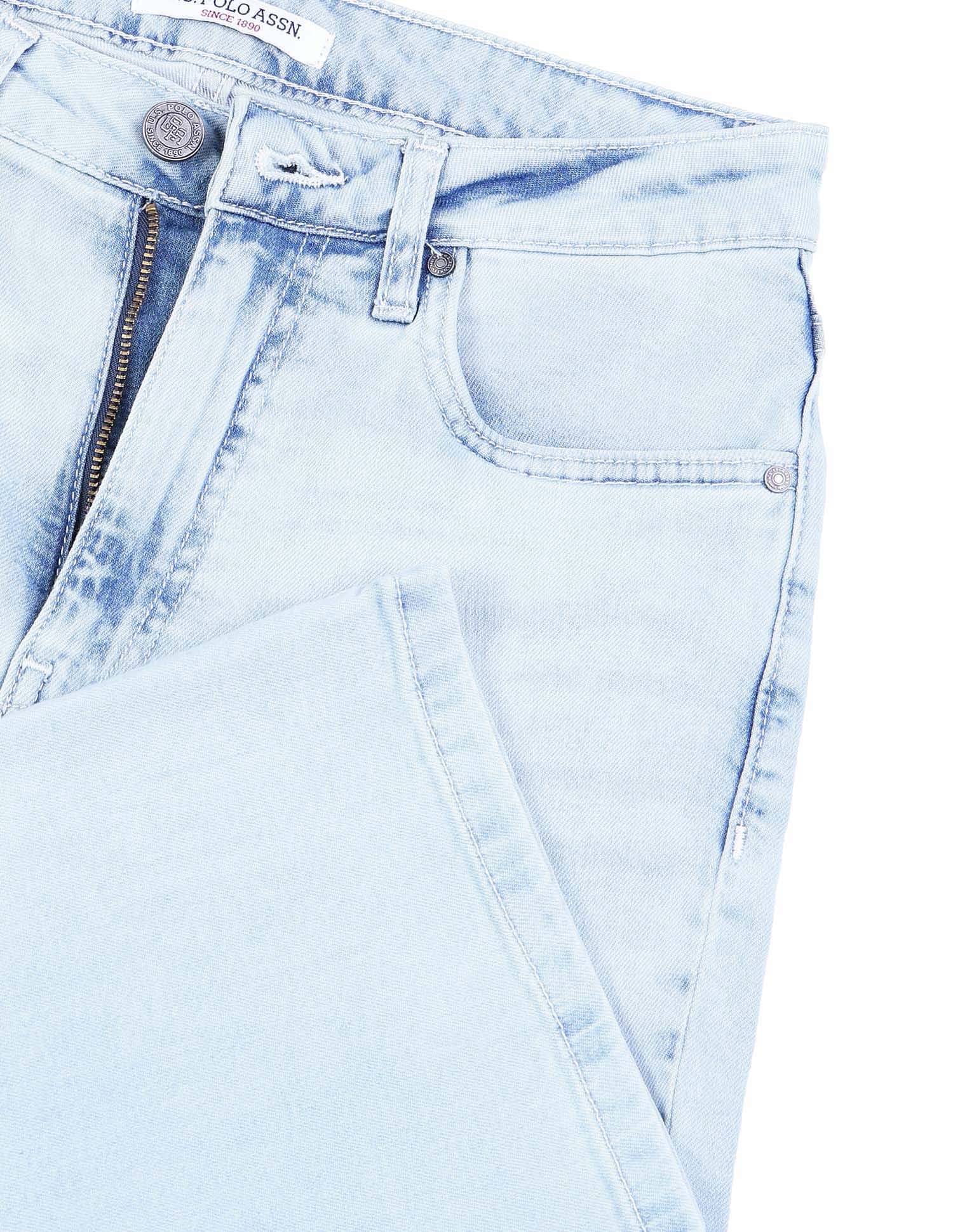 Tipped Collar Regular Fit Polo Shirt Off White - U.S. POLO ASSN. | Large