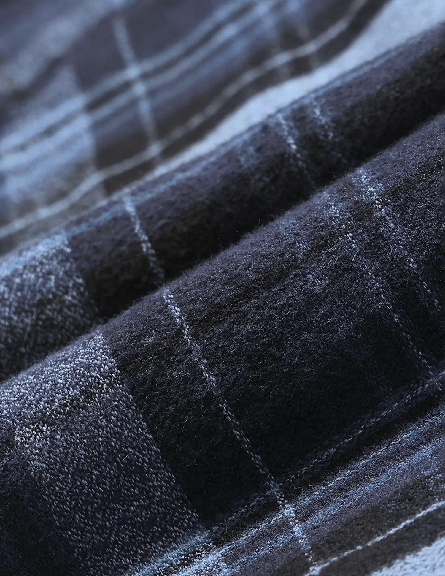 Boys Plaid Checked Regular Fit Shirt Navy - U.S. POLO ASSN. | Large