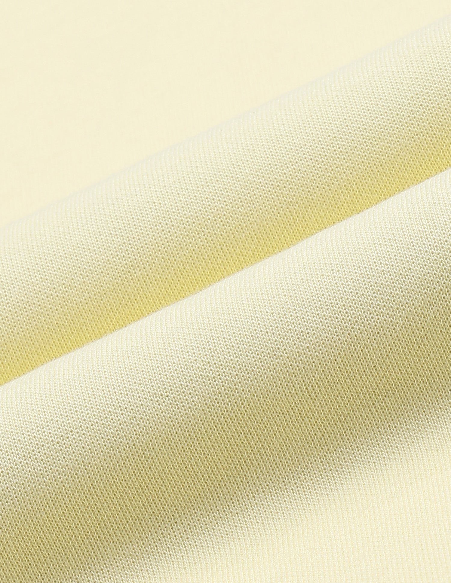Solid Slim Fit T-Shirt Light Yellow - U.S. Polo Assn. India | Large