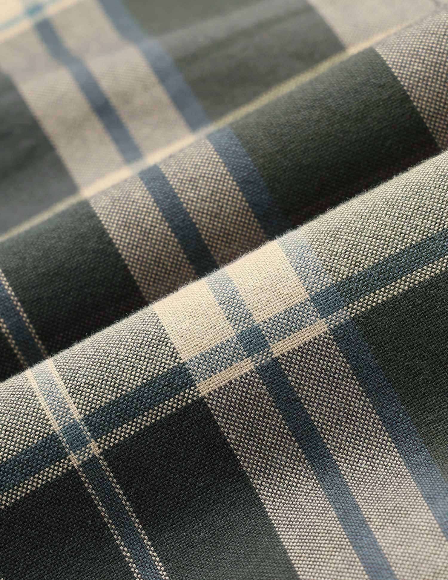 Plaid Checked Tailored Fit Shirt Olive - U.S. POLO ASSN. | Large