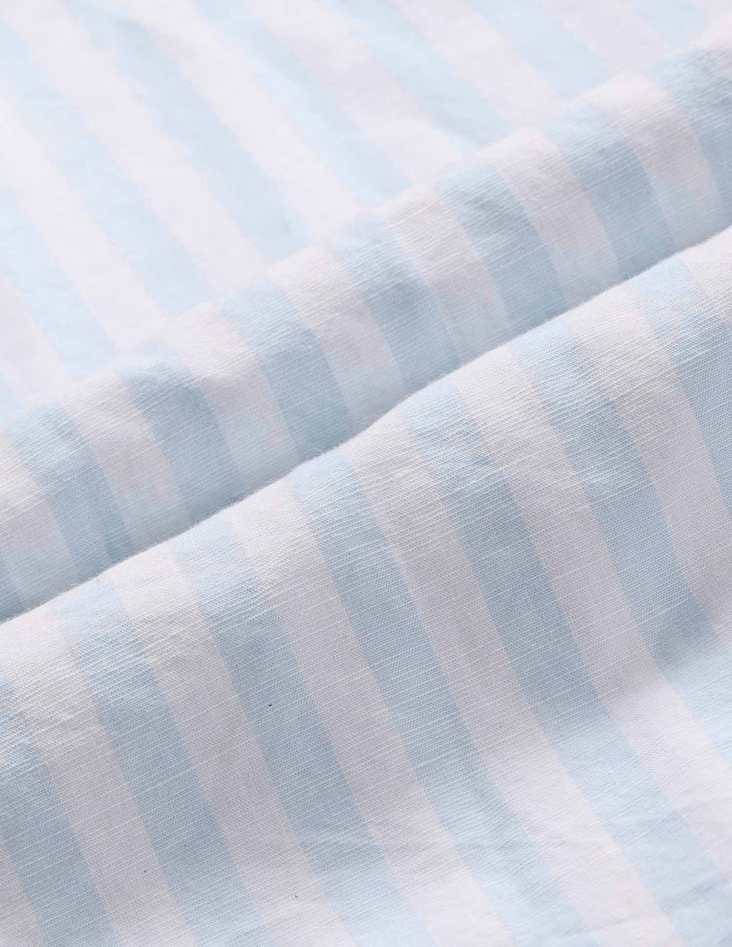Vertical Striped Tailored Fit Shirt Light Blue - U.S. Polo Assn. India | Large