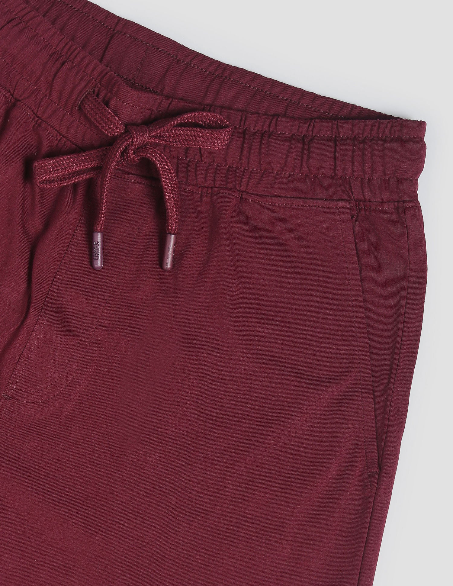 Relaxed Fit Logo IYBF Lounge Shorts - Pack Of 1 Maroon - U.S. POLO ASSN. | Large