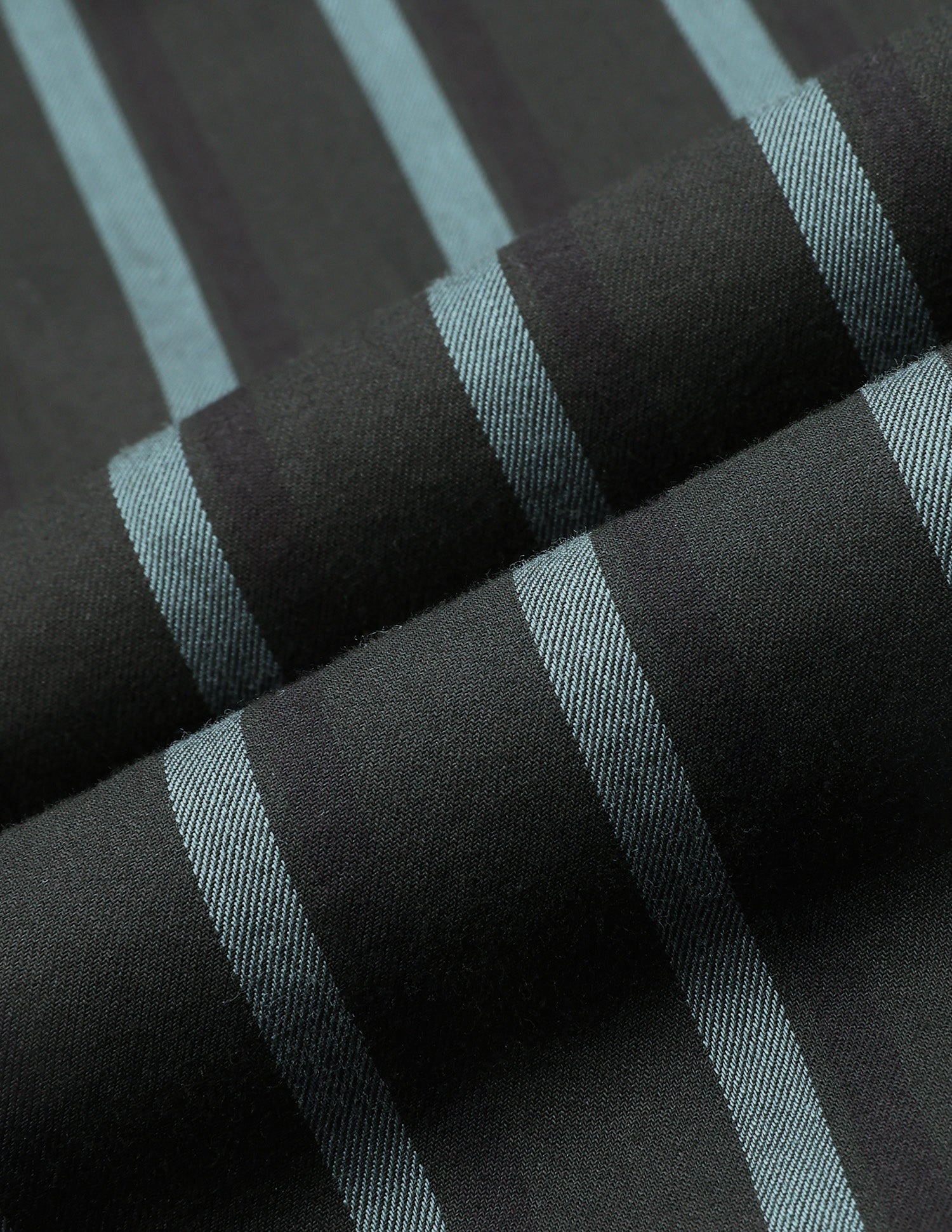 Vertical Striped Twill Shirt Dark Green - U.S. Polo Assn. India | Large