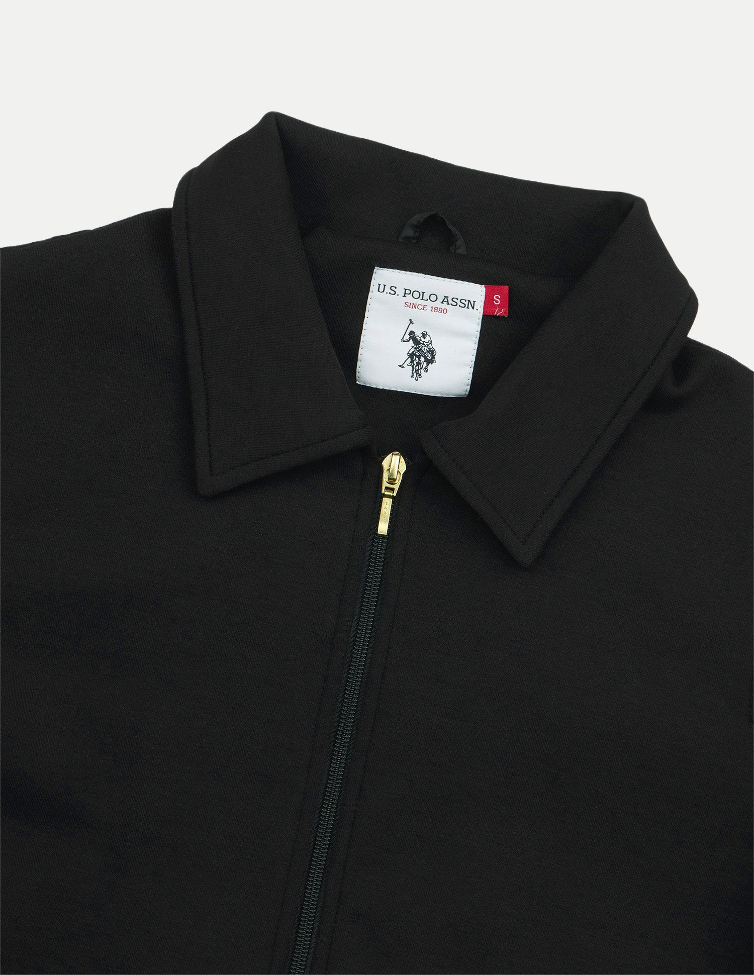 High Neck Scuba Bomber Jacket Black - U.S. Polo Assn. India | Large