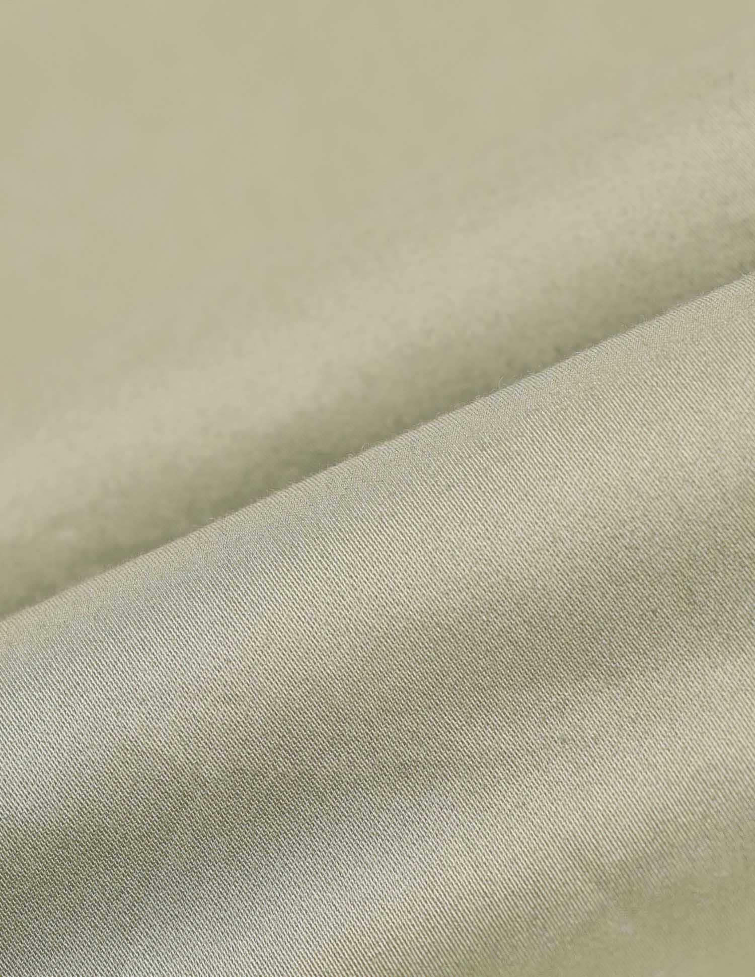 Tailored Fit Satin Shirt Light Olive - U.S. POLO ASSN. | Large