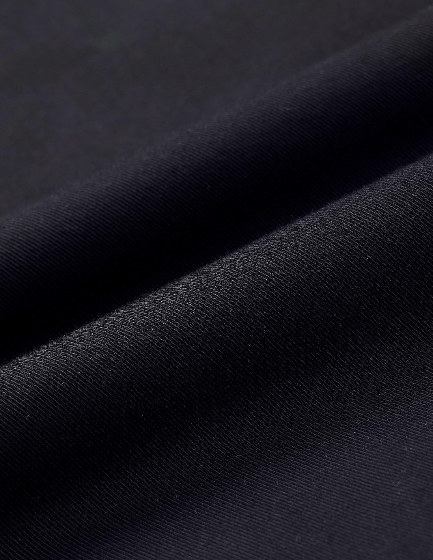 Solid Cavalry Twill Shirt Black - U.S. Polo Assn. India | Large