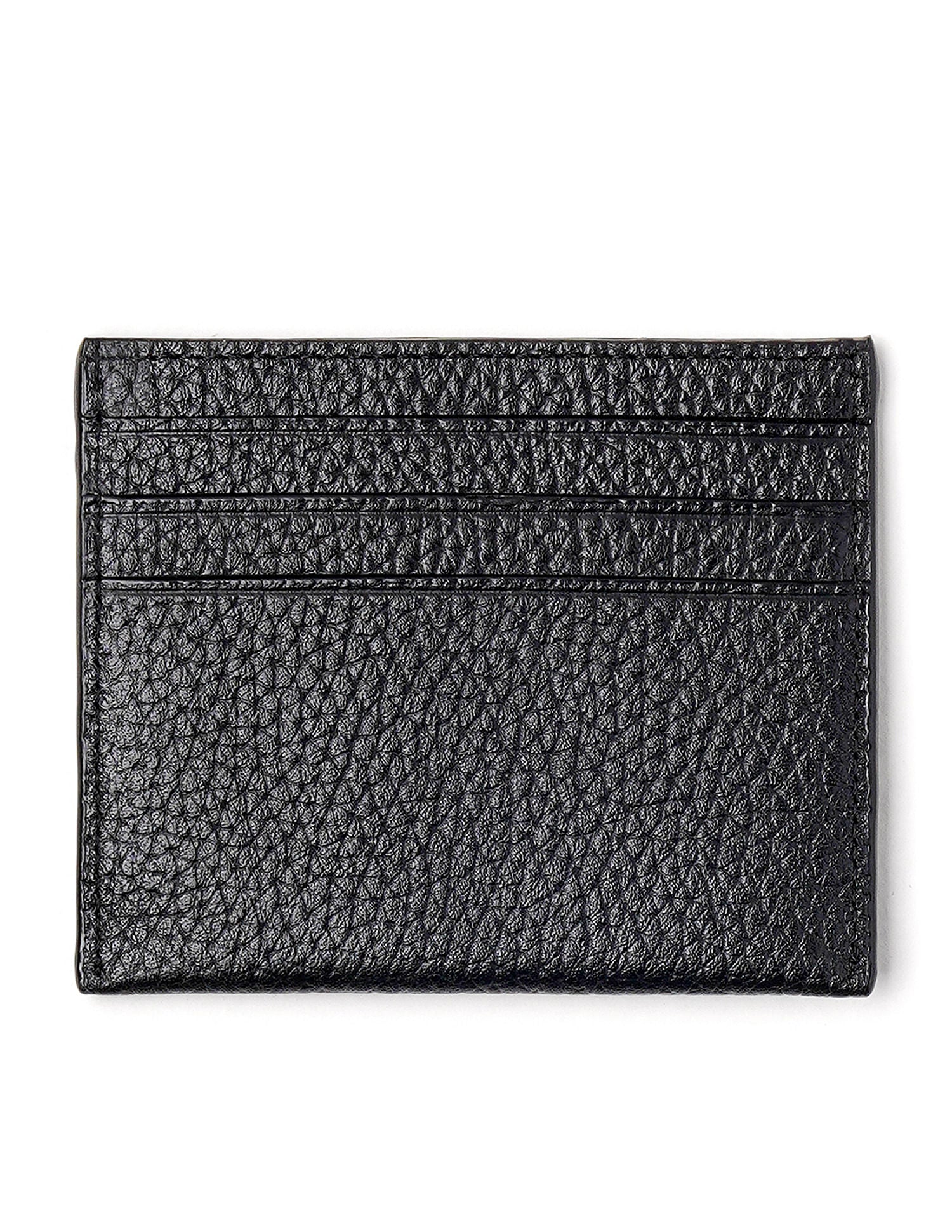 Men Holo Textured Card Holder Black - U.S. Polo Assn. India | Large