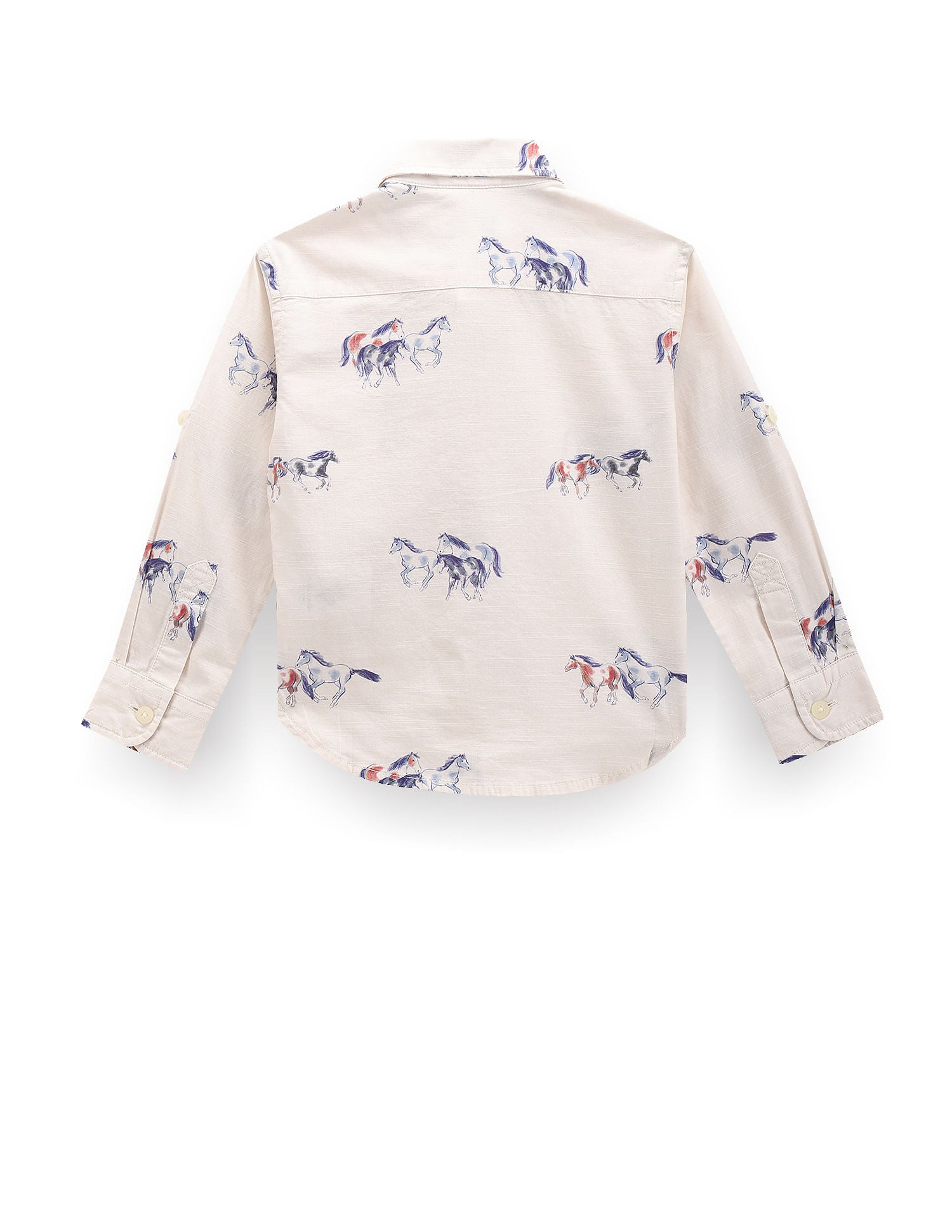 Boys Graphic Print Shirt Ecru - U.S. POLO ASSN. | Large