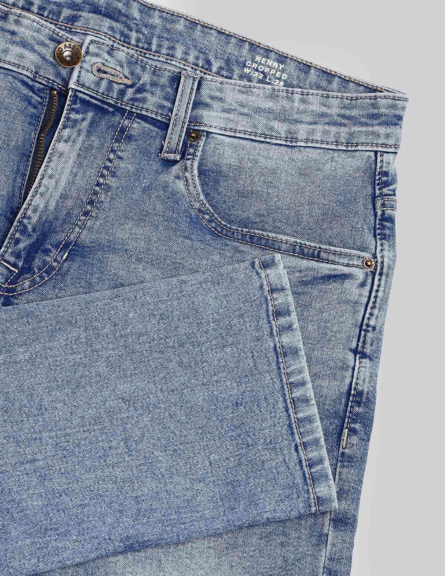 Henry Tapered Fit Blue Jeans Blue - U.S. POLO ASSN. | Large