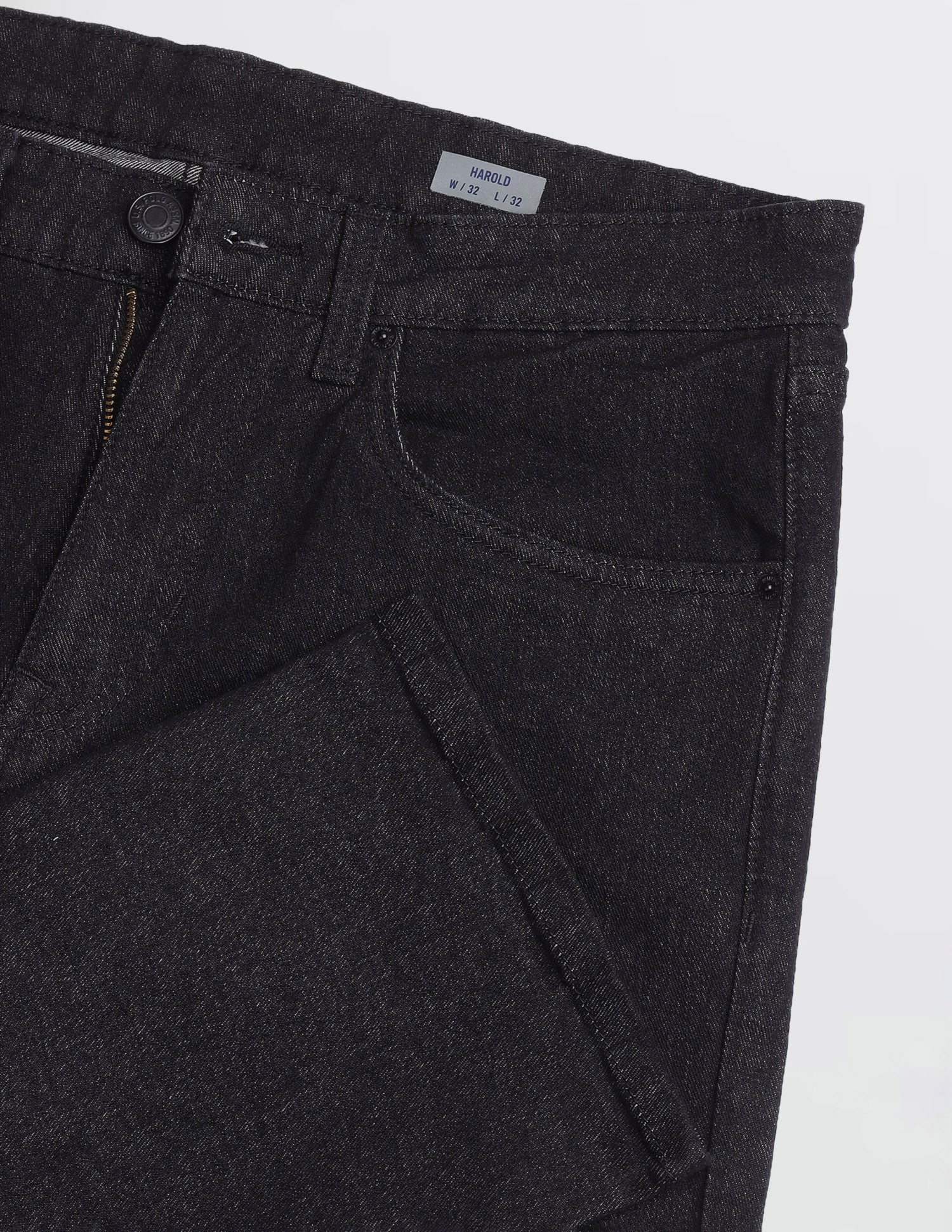 Harold Slim Straight Fit Black Jeans Black - U.S. Polo Assn. India | Large