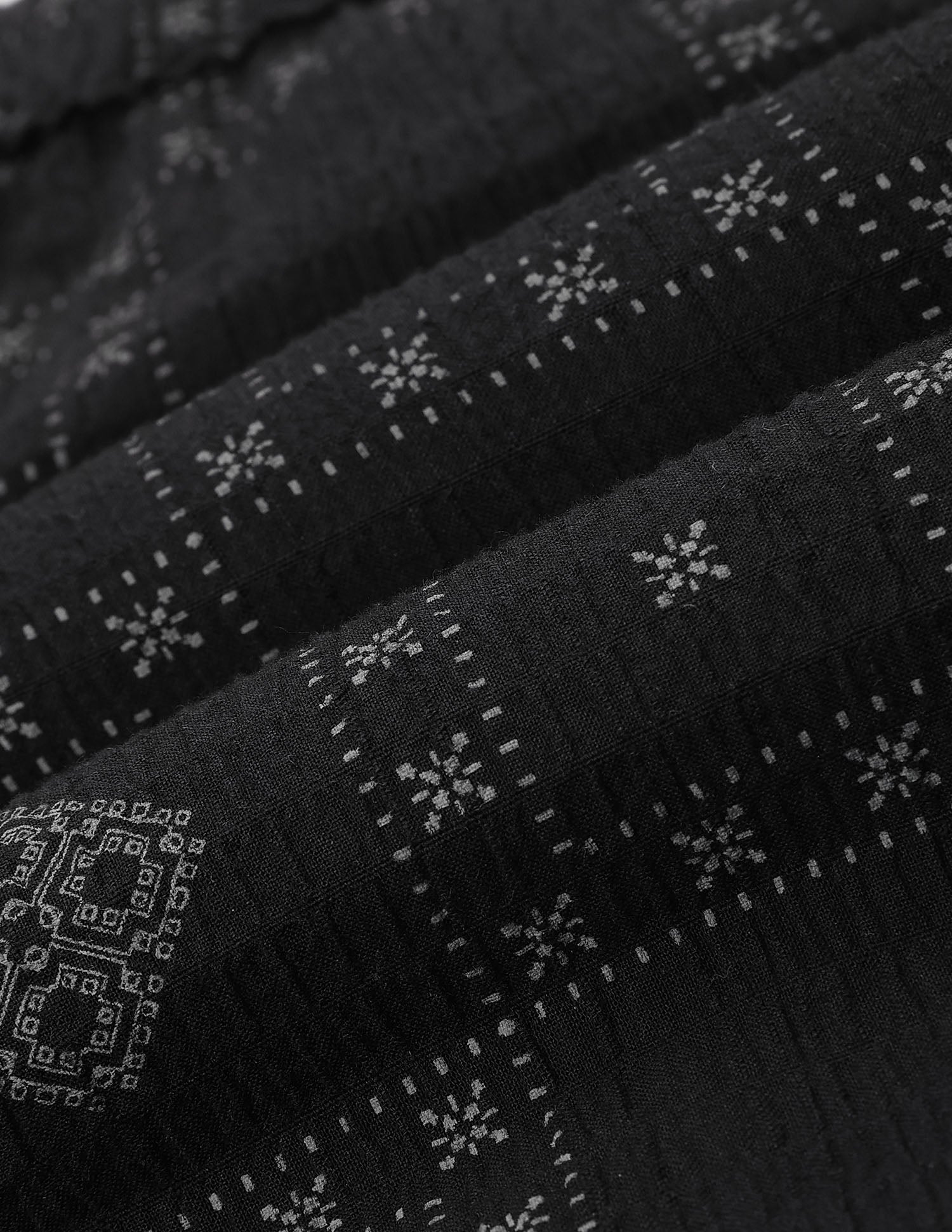 Boys Geometric Printed Regular Fit Shorts Black - U.S. POLO ASSN. | Large