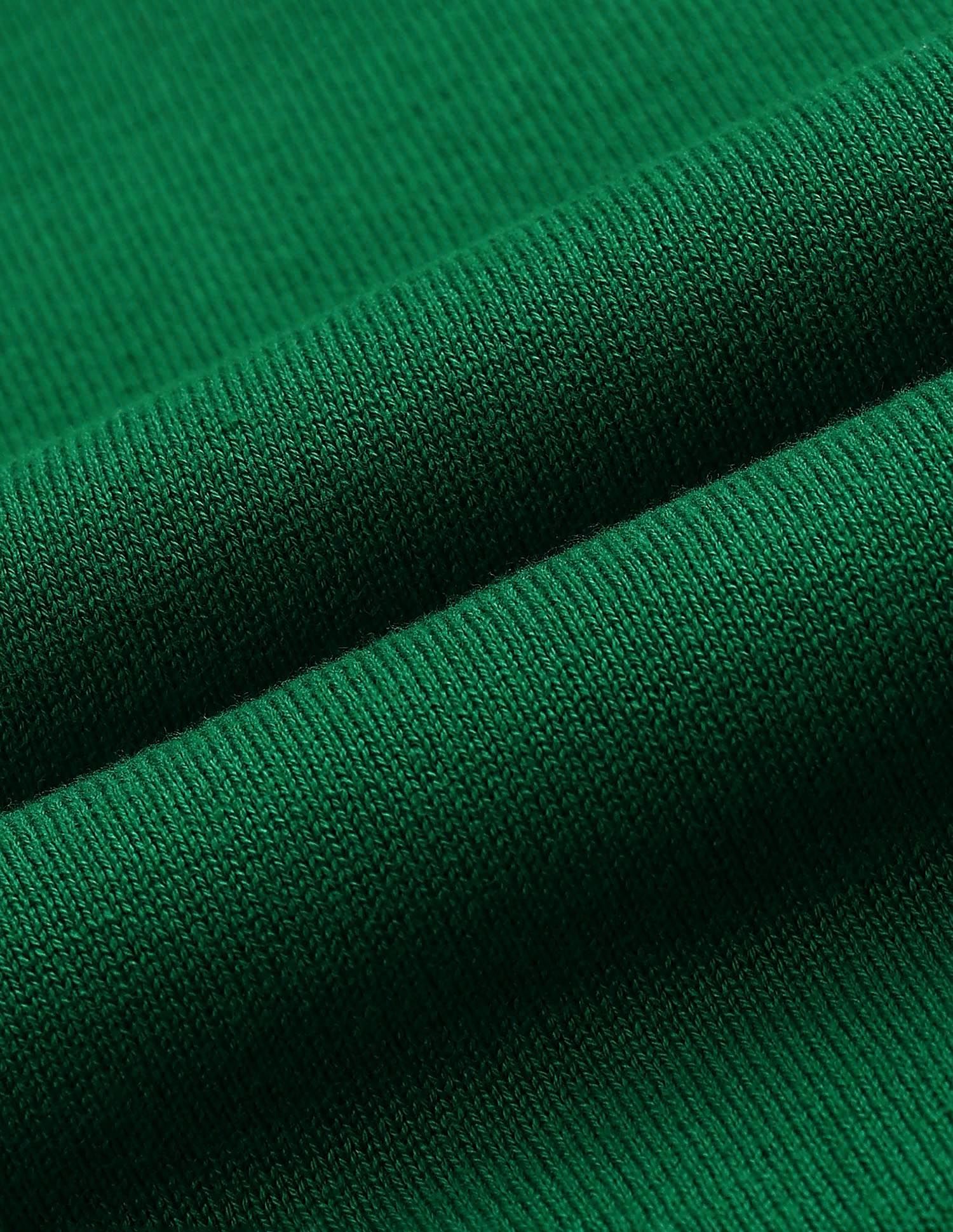 Relaxed Fit Solid Sweater Green - U.S. POLO ASSN. | Large