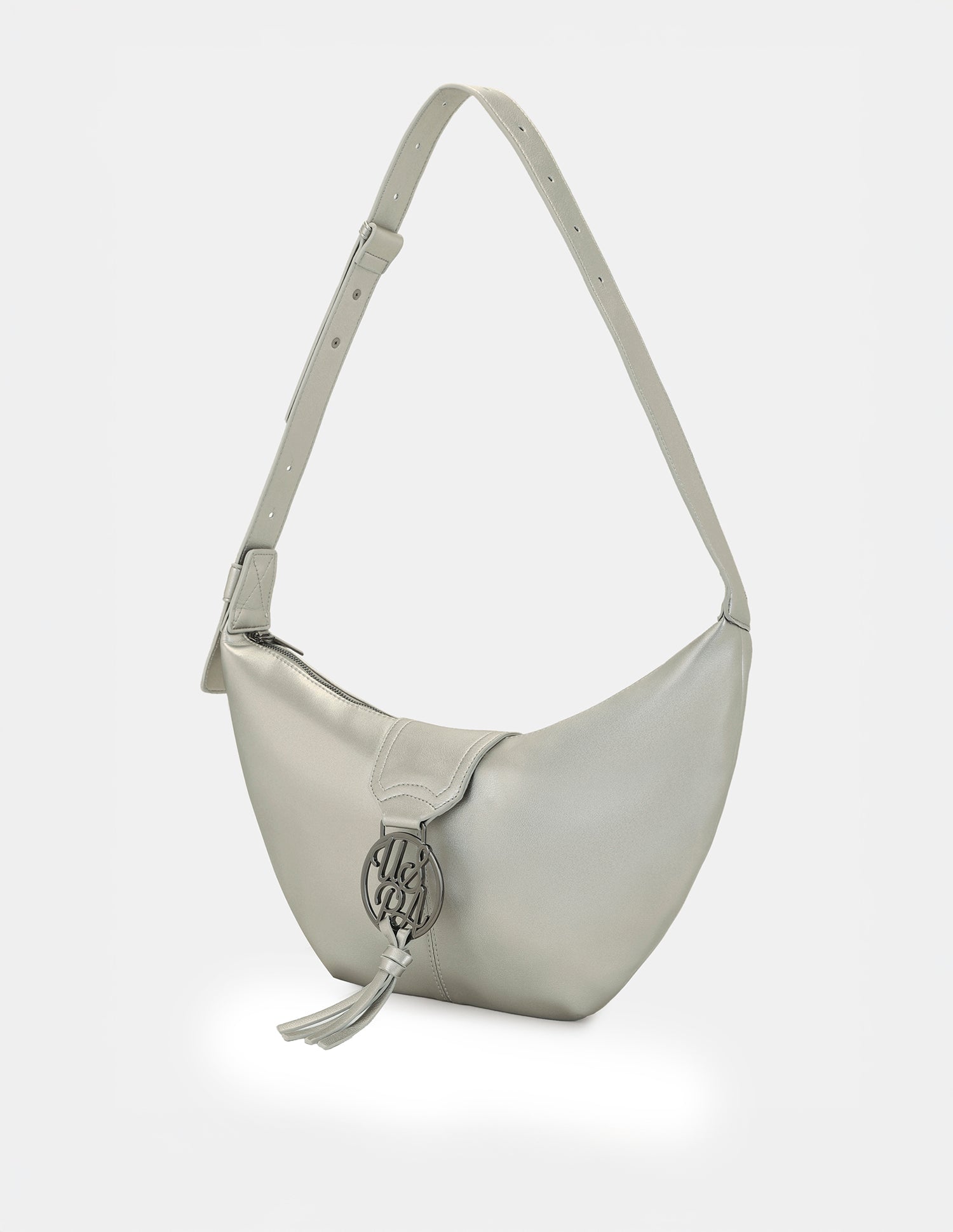 Women Arabella Shoulder Bag Silver - U.S. POLO ASSN. | Large