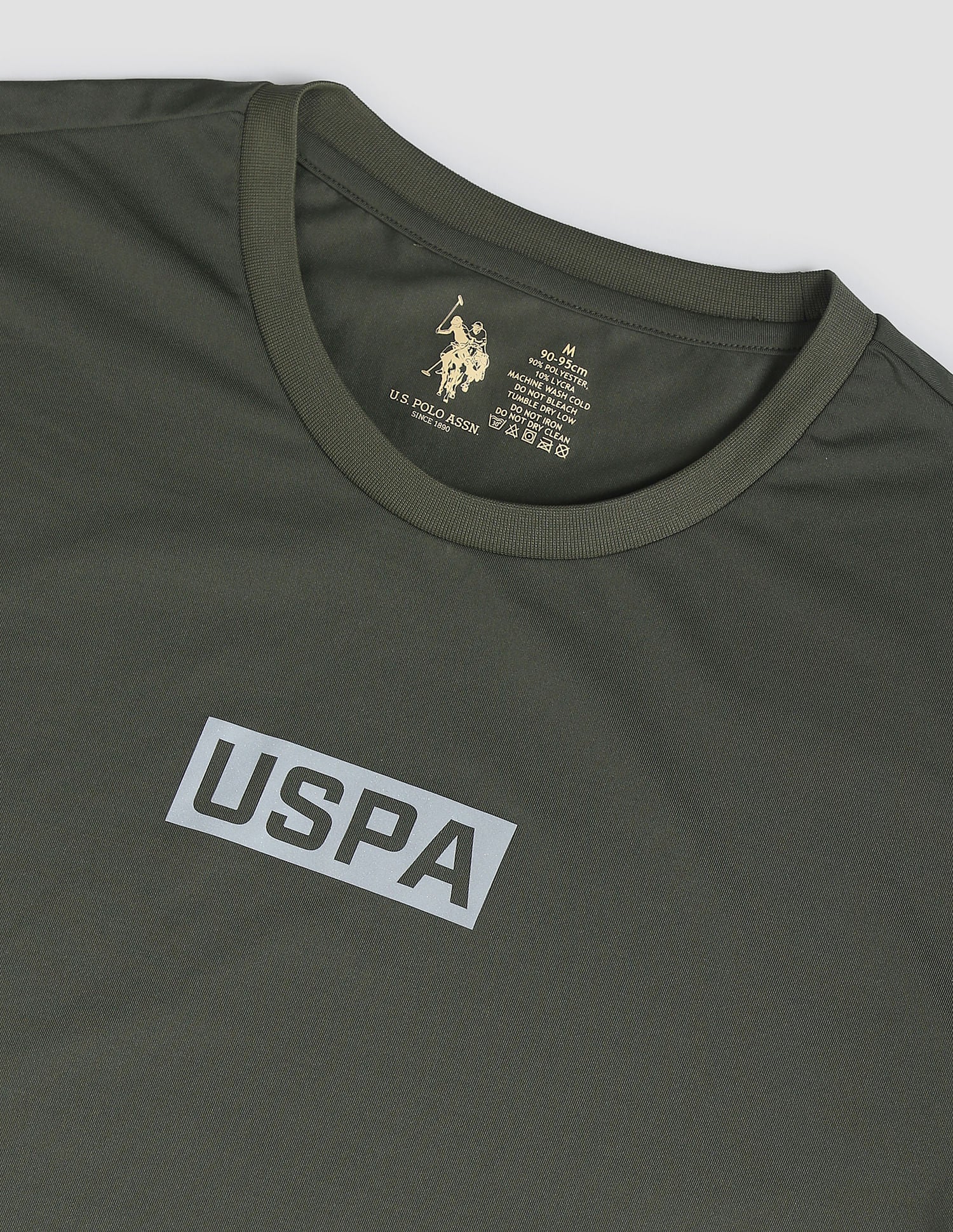 Solid AE002 Lounge T-Shirt - Pack Of 1 Olive - U.S. POLO ASSN. | Large