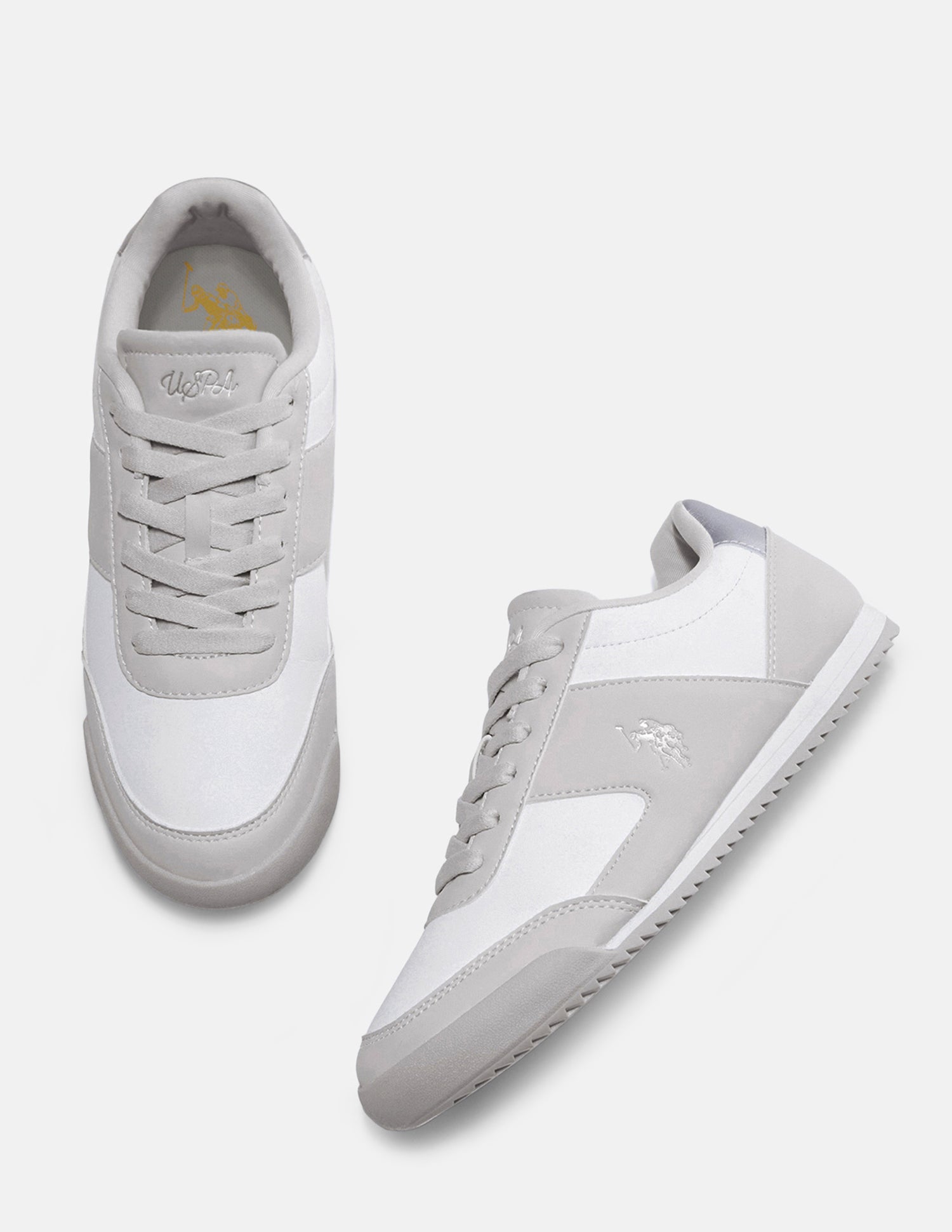 Adara Lace-Ups Sneakers White - U.S. Polo Assn. India | Large