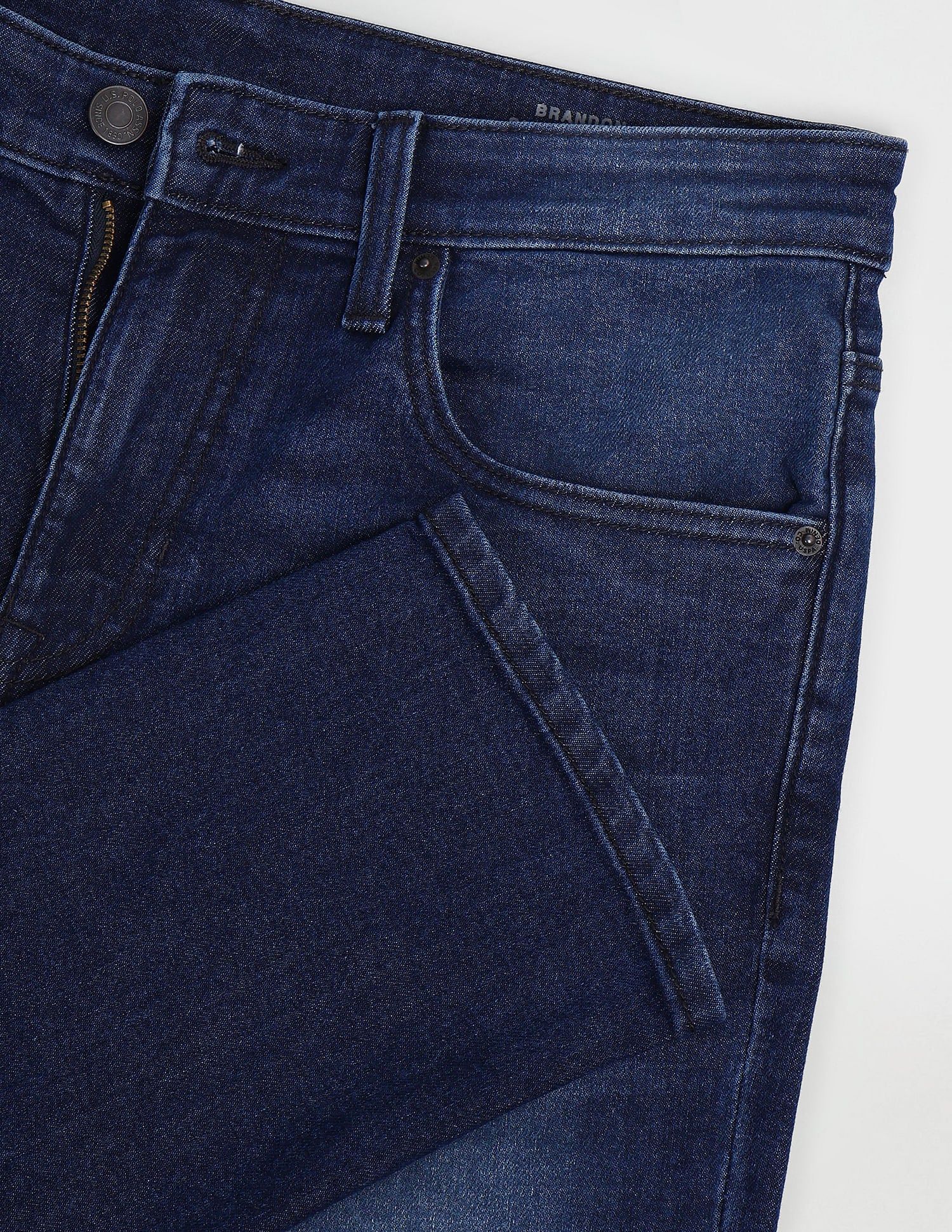 Brandon Slim Tapered Blue Jeans Blue - U.S. Polo Assn. India | Large