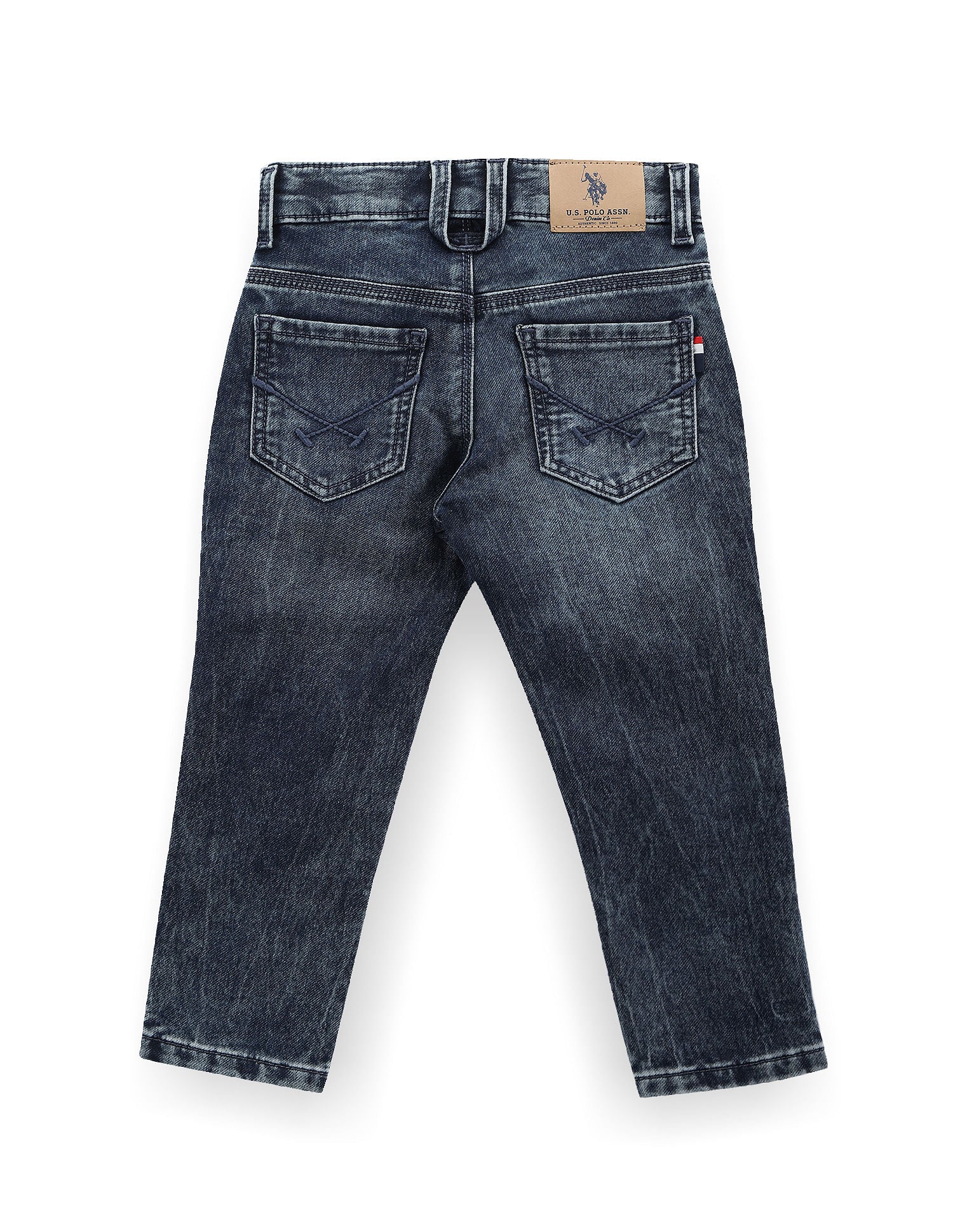 Boys Slim Fit Blue Jeans Blue - U.S. POLO ASSN. | Large