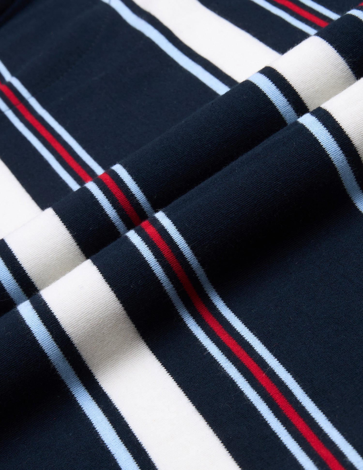 Vertical Striped Oversized Fit T-Shirt Navy - U.S. Polo Assn. India | Large