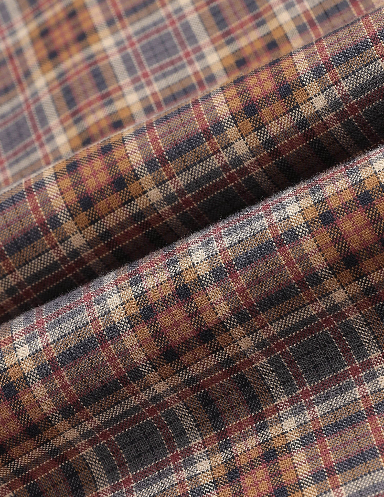 Plaid Checked Regular Fit Shirt Dark Brown - U.S. Polo Assn. India | Large