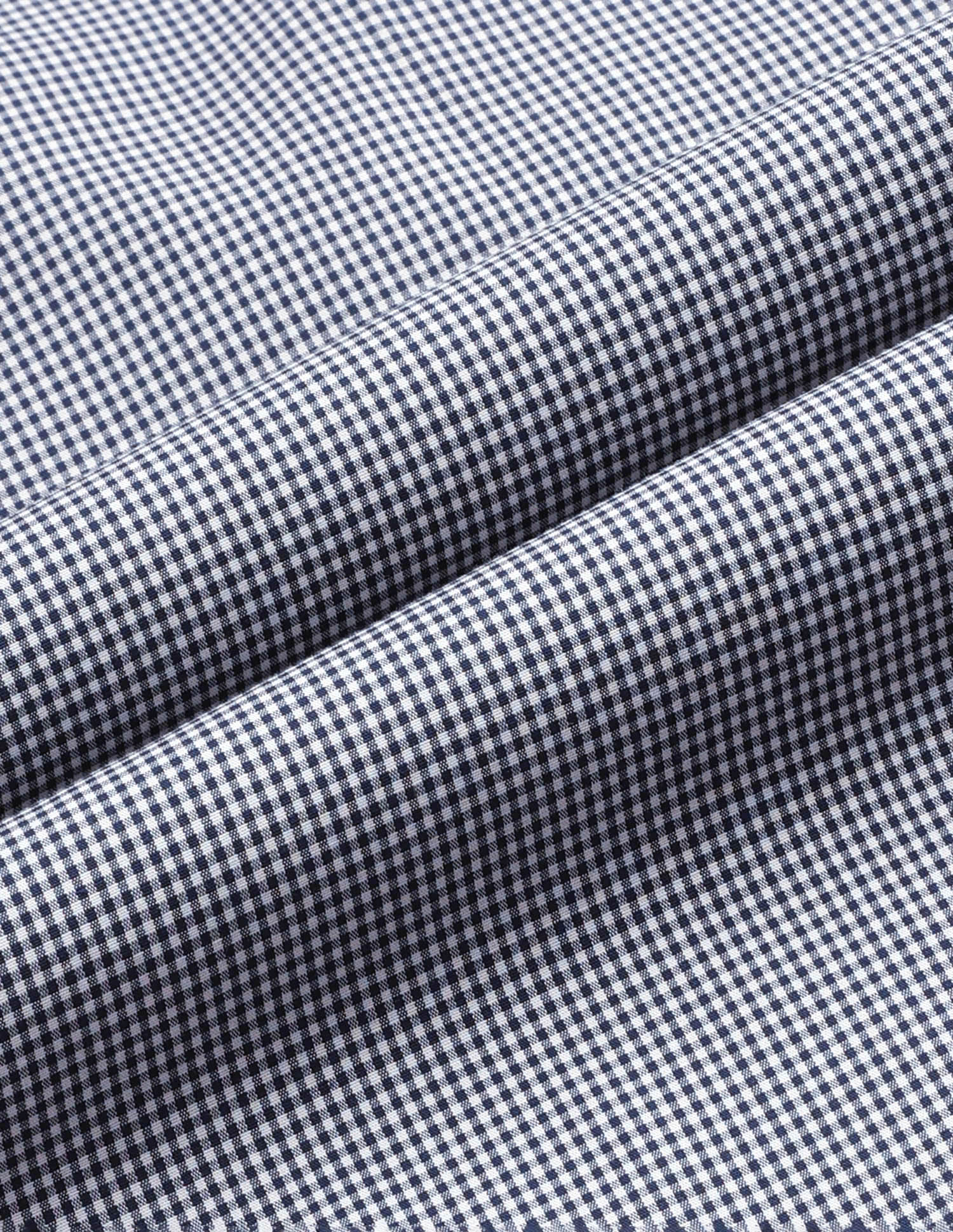 Poplin Micro Checked Shirt Navy - U.S. Polo Assn. India | Large