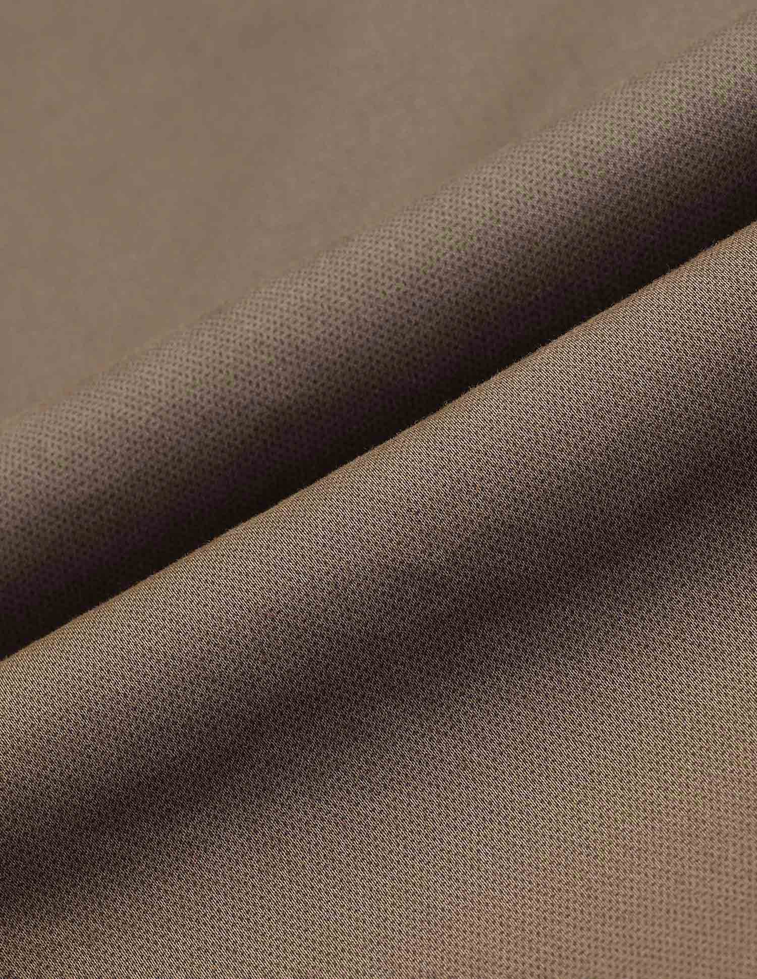 Textured Austin Slim Fit Trousers Brown - U.S. Polo Assn. India | Large